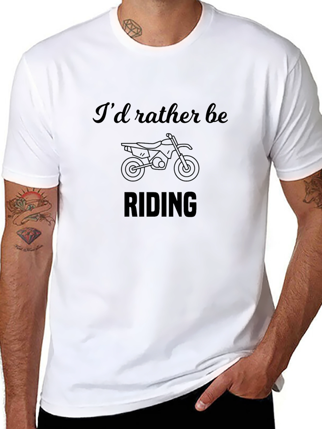 Riding T-Shirt - Motocross Design