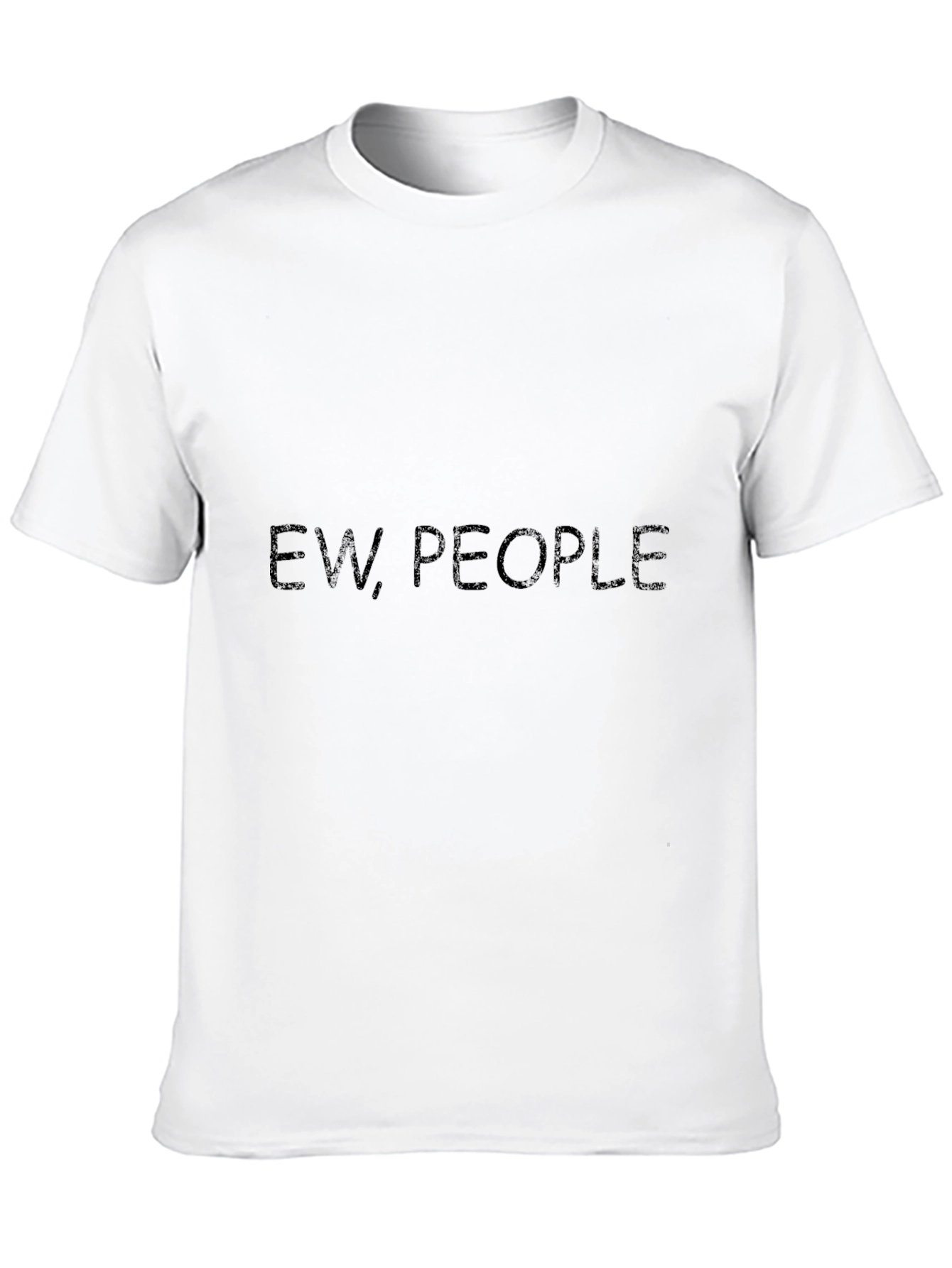 Ew People Black Graphic Tee Shirt