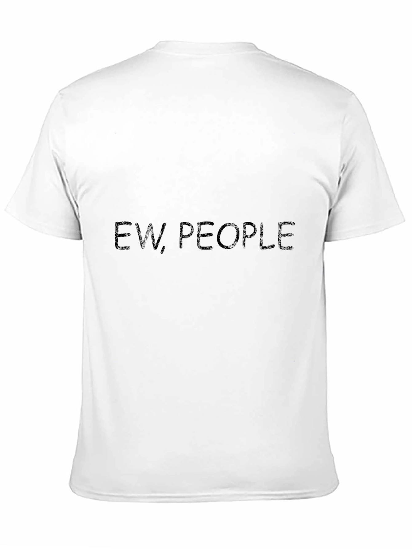 Ew People Black Graphic Tee Shirt