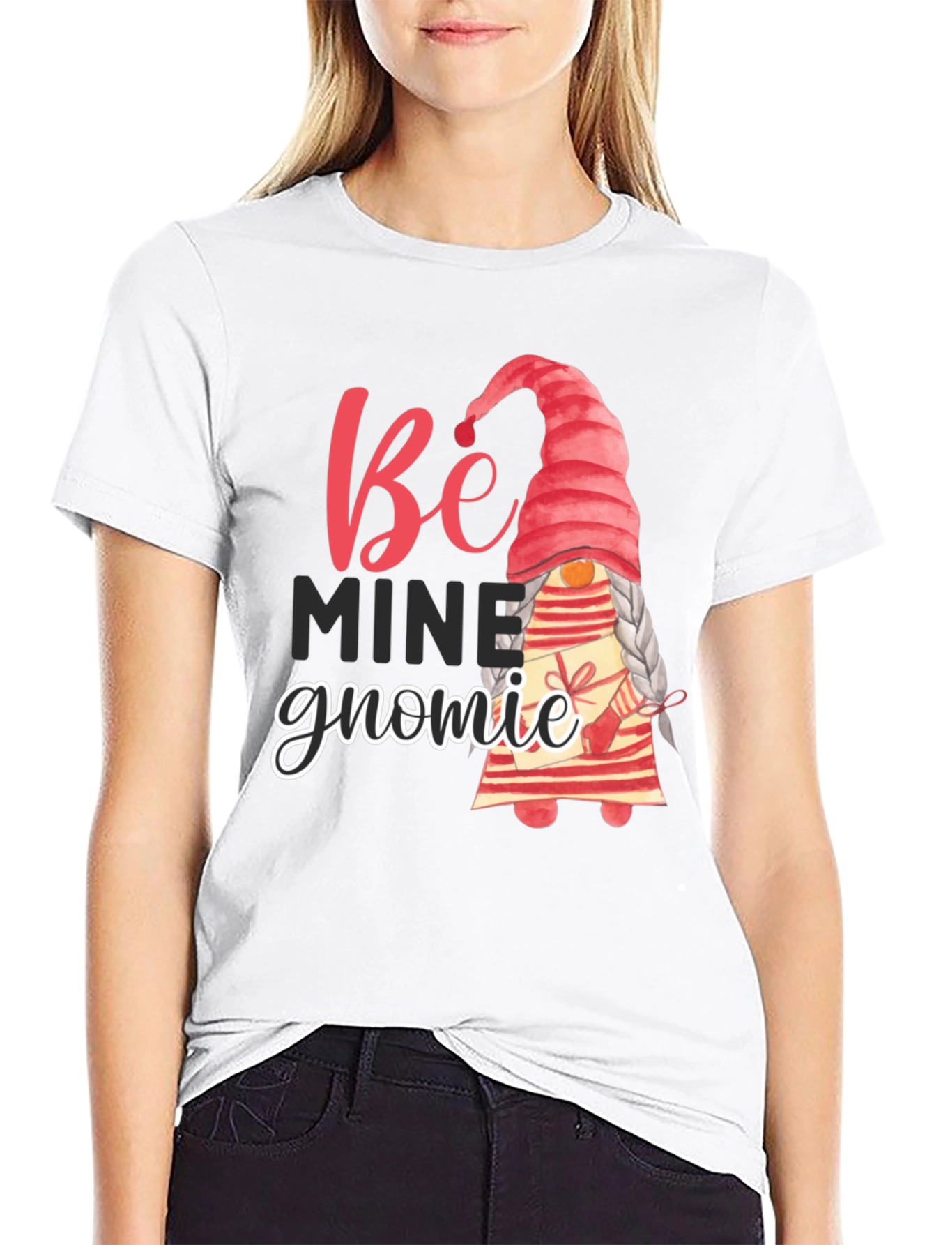 Be Mine Gnomie Valentines Day T-Shirt