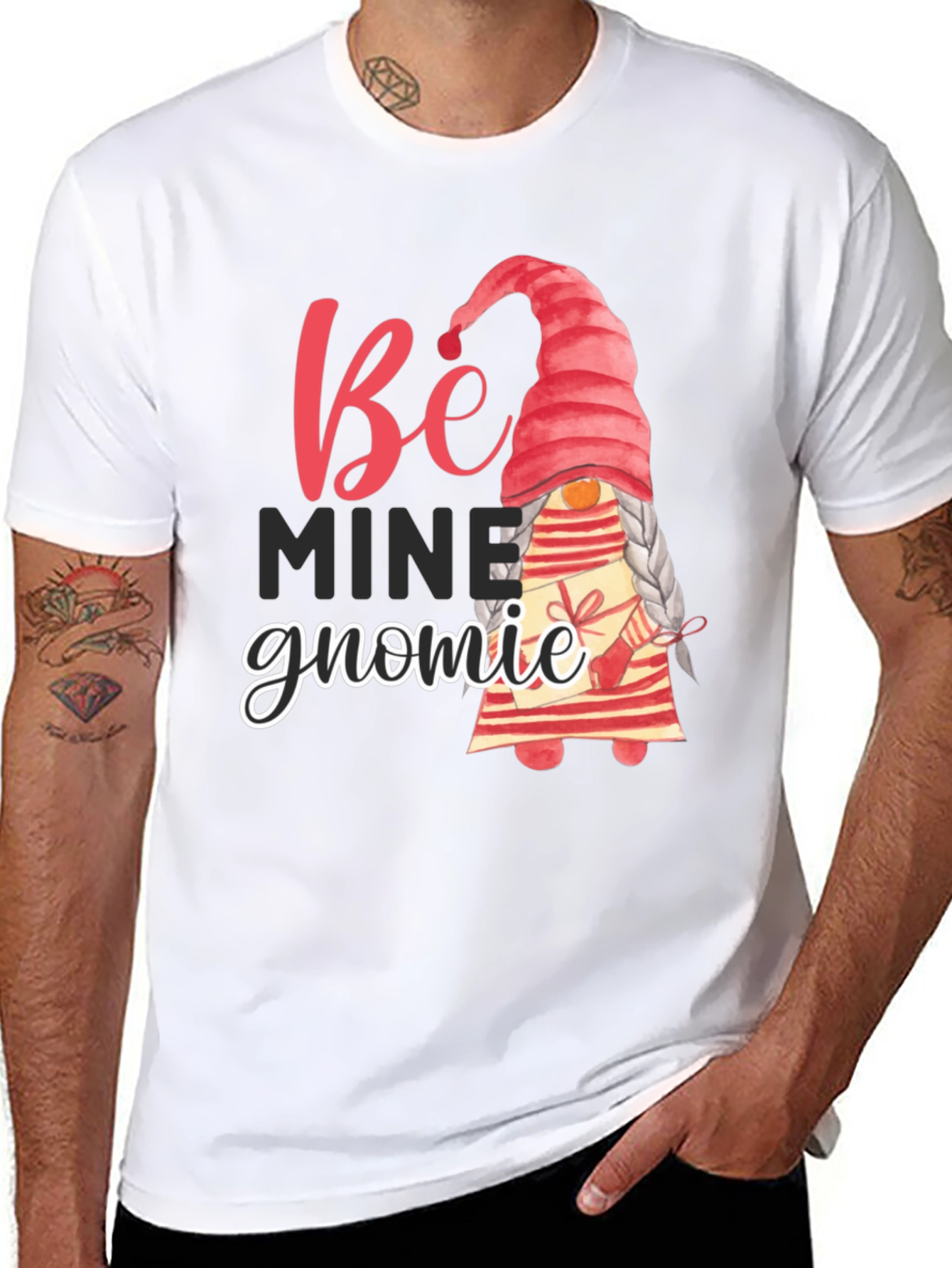Be Mine Gnomie Valentines Day T-Shirt