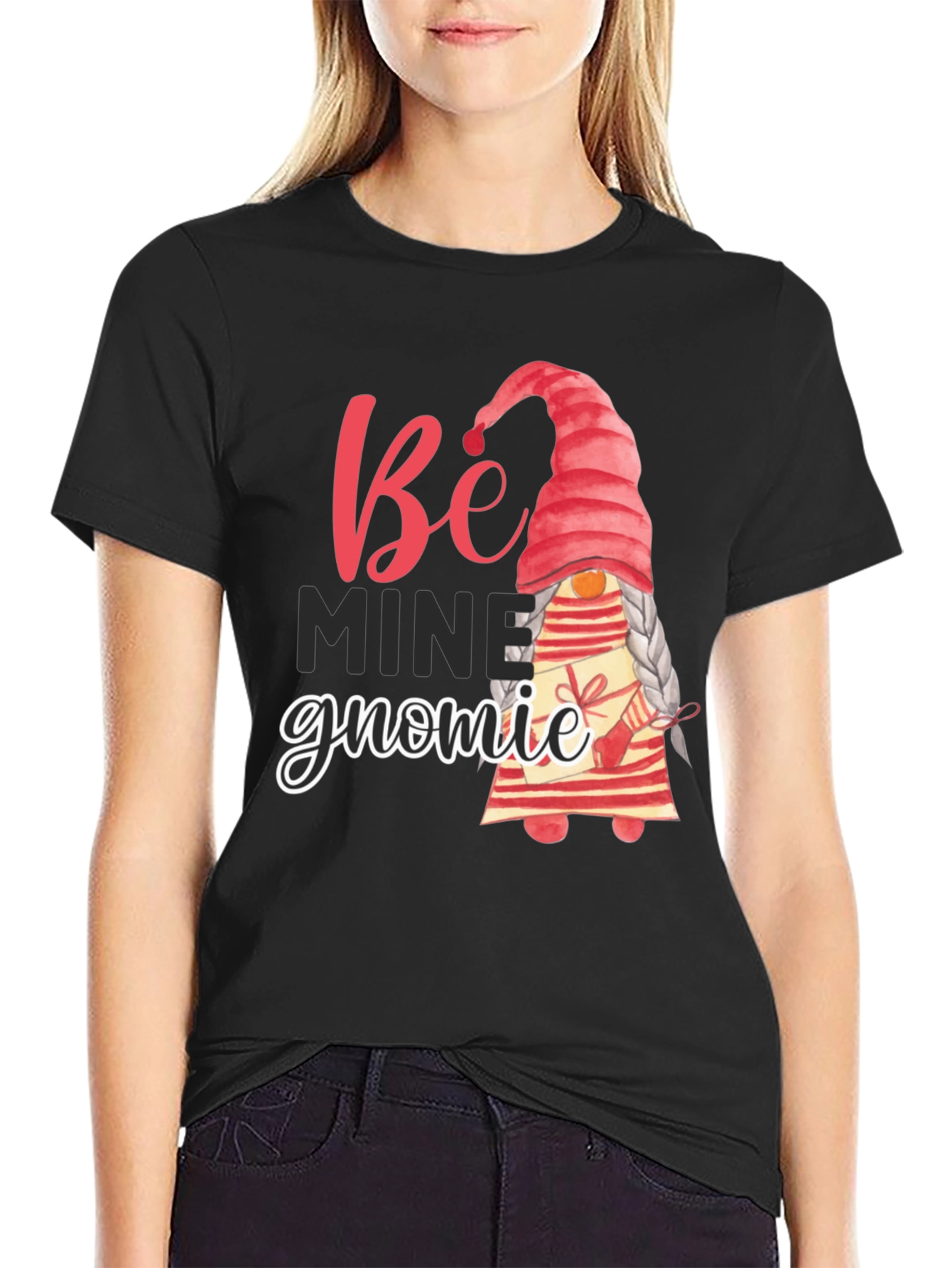 Be Mine Gnomie Valentines Day T-Shirt