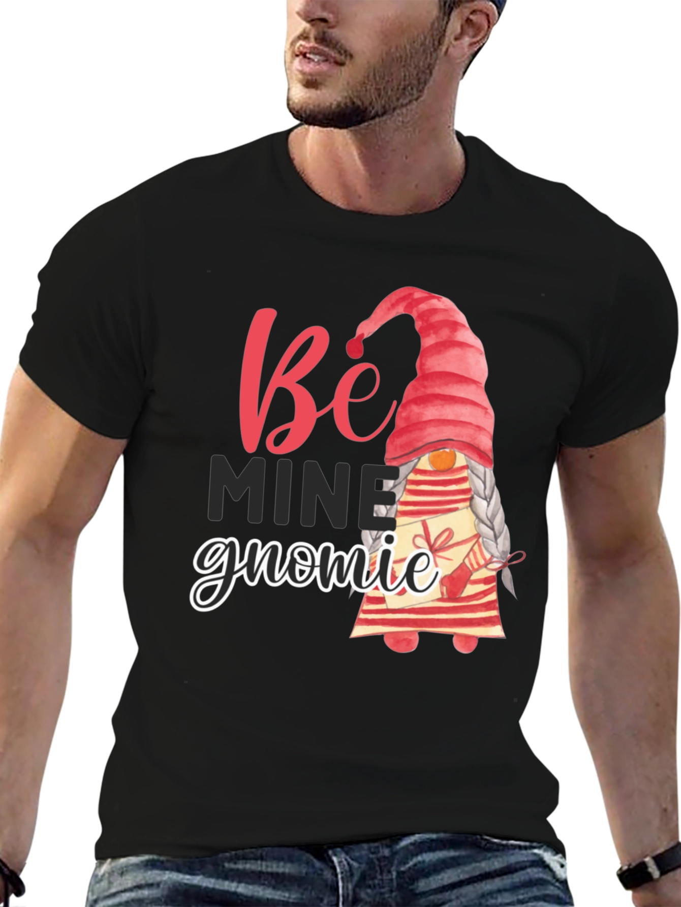 Be Mine Gnomie Valentines Day T-Shirt