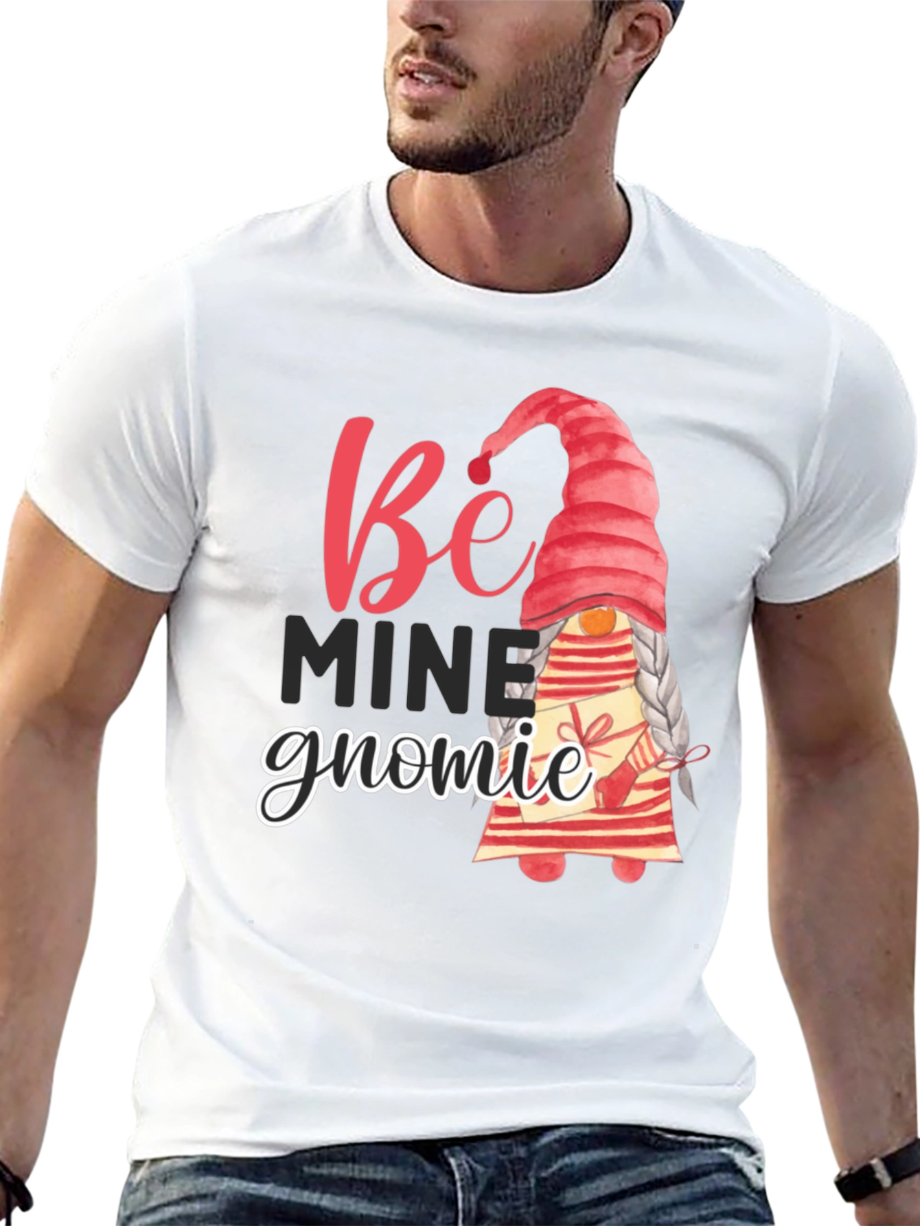 Be Mine Gnomie Valentines Day T-Shirt