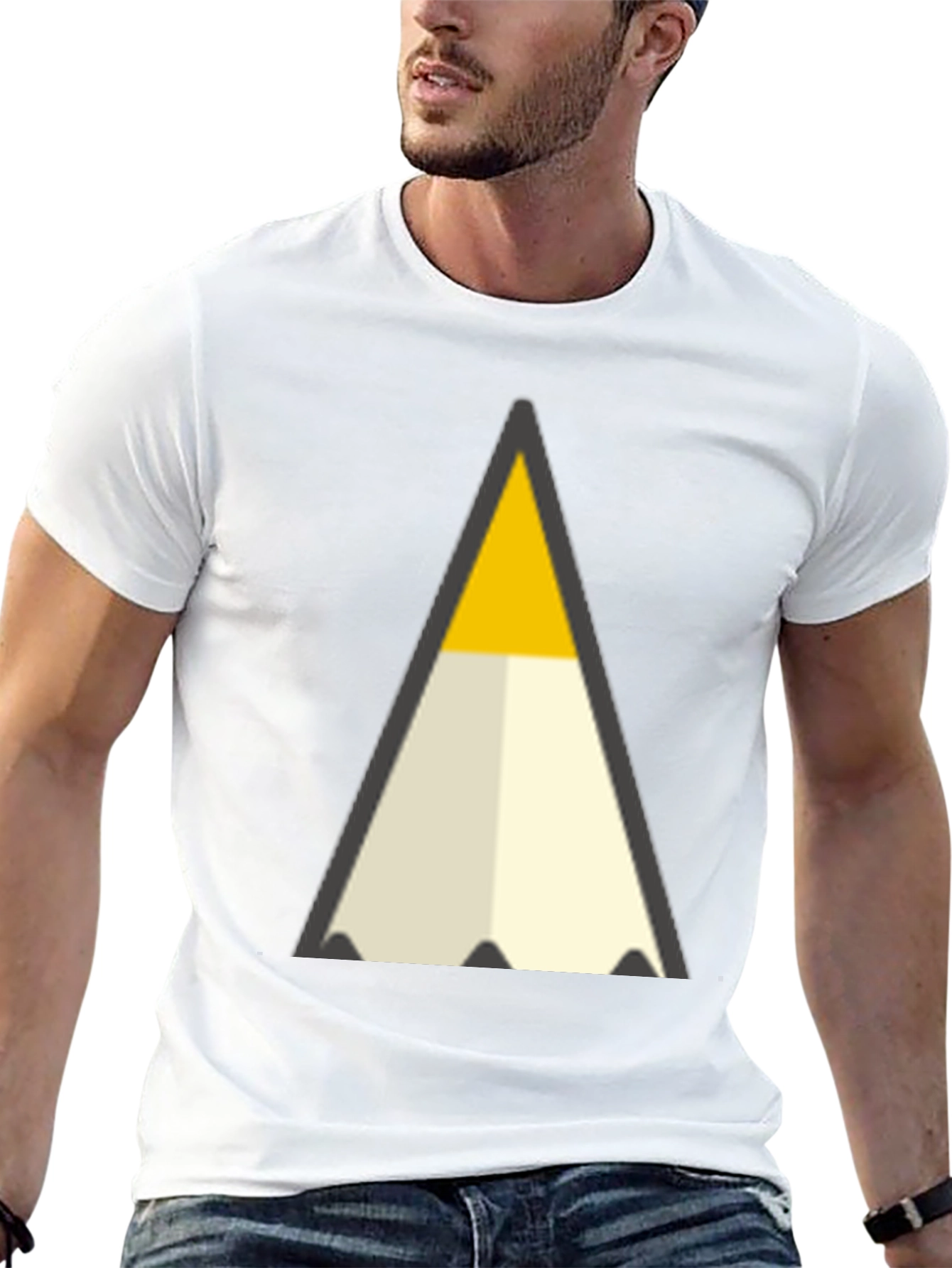 Geometric Candy Corn T-Shirt