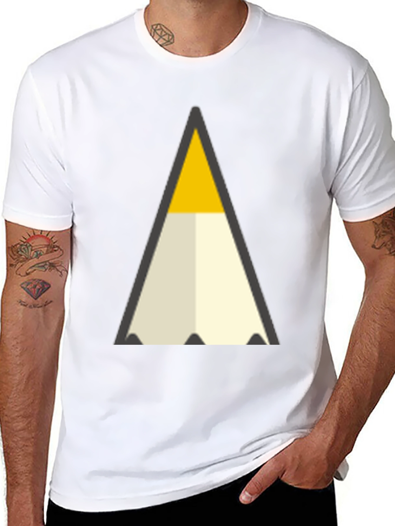 Geometric Candy Corn T-Shirt