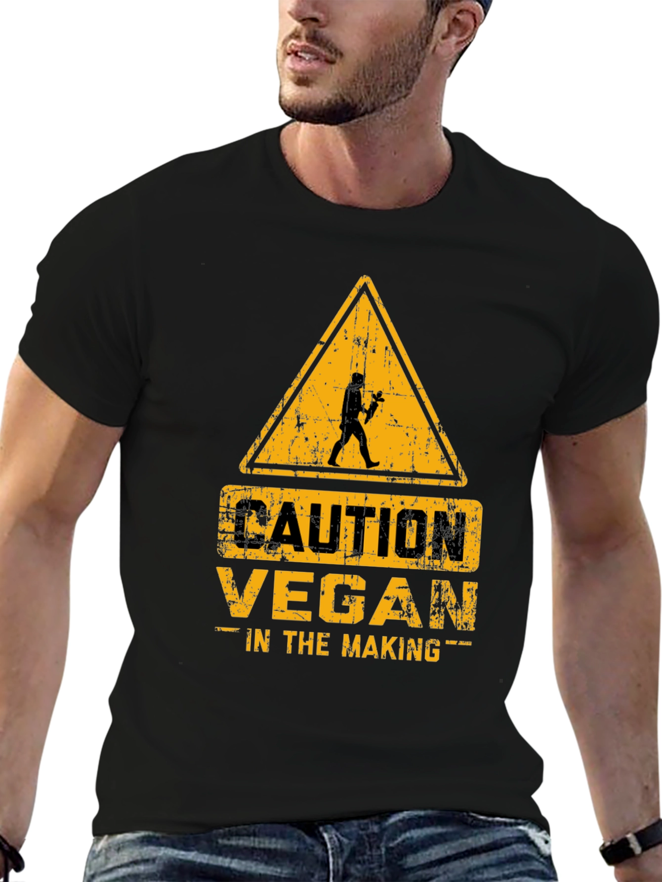 Caution Vegan in the Making - Funny T-Shirt