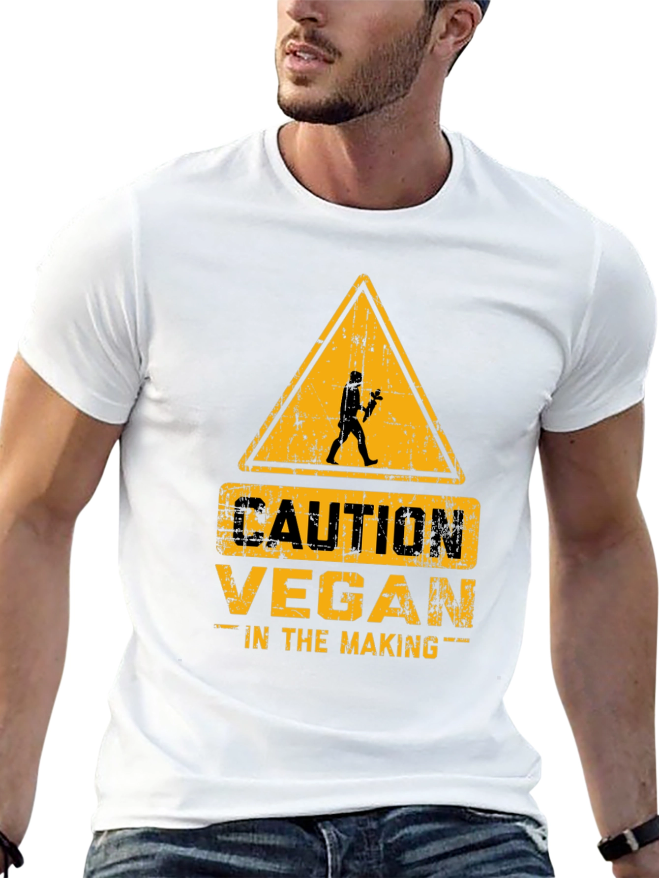 Caution Vegan in the Making - Funny T-Shirt