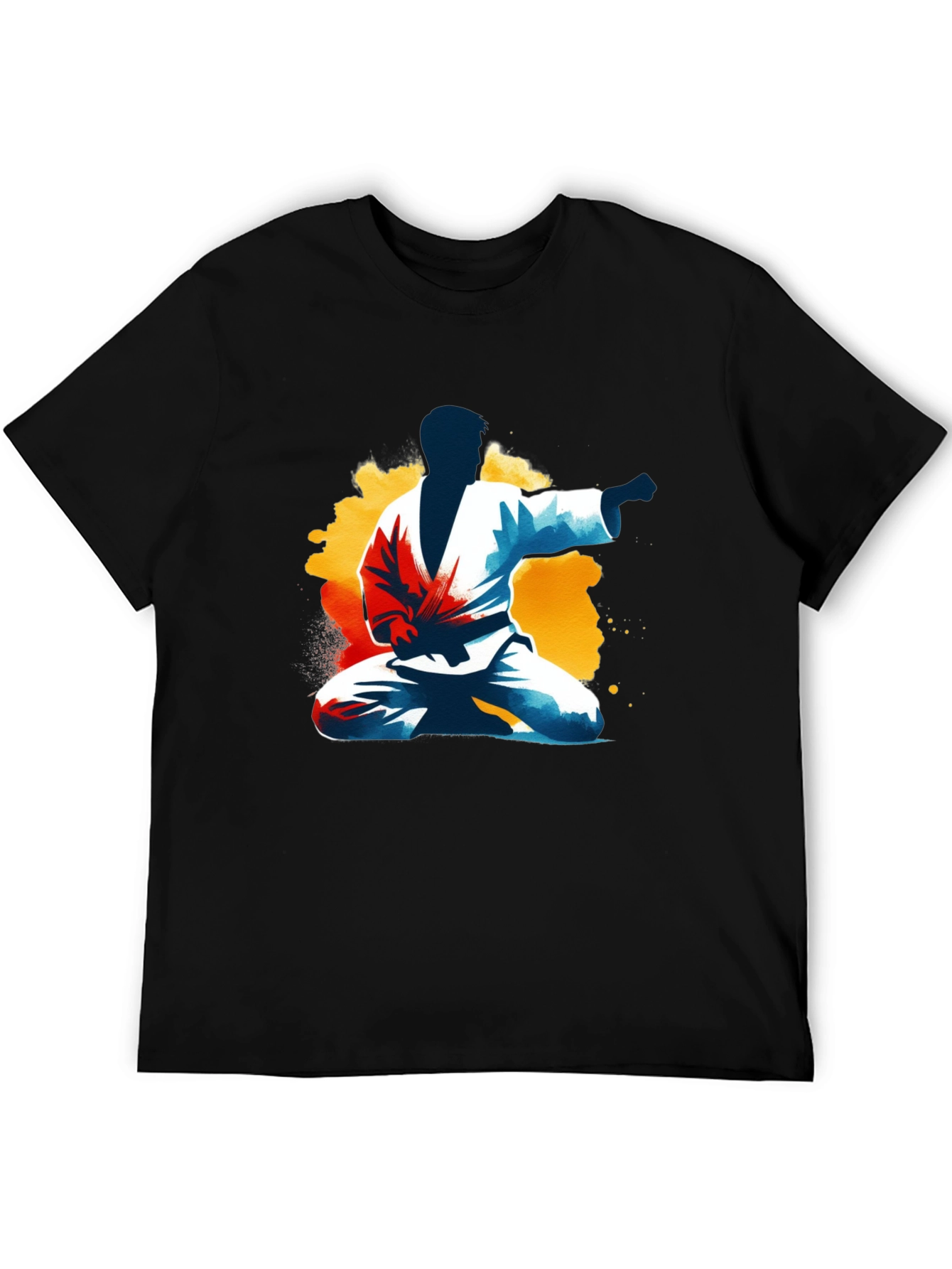 Karate Graphic Print T-Shirt