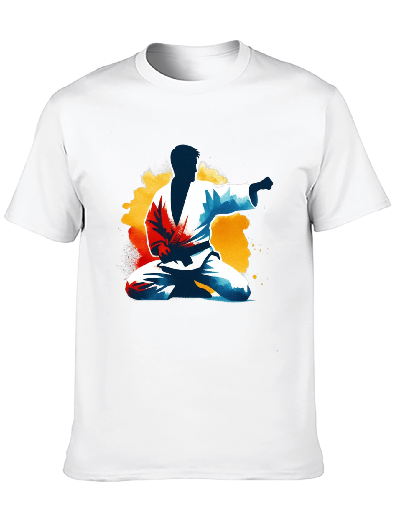 Karate Graphic Print T-Shirt