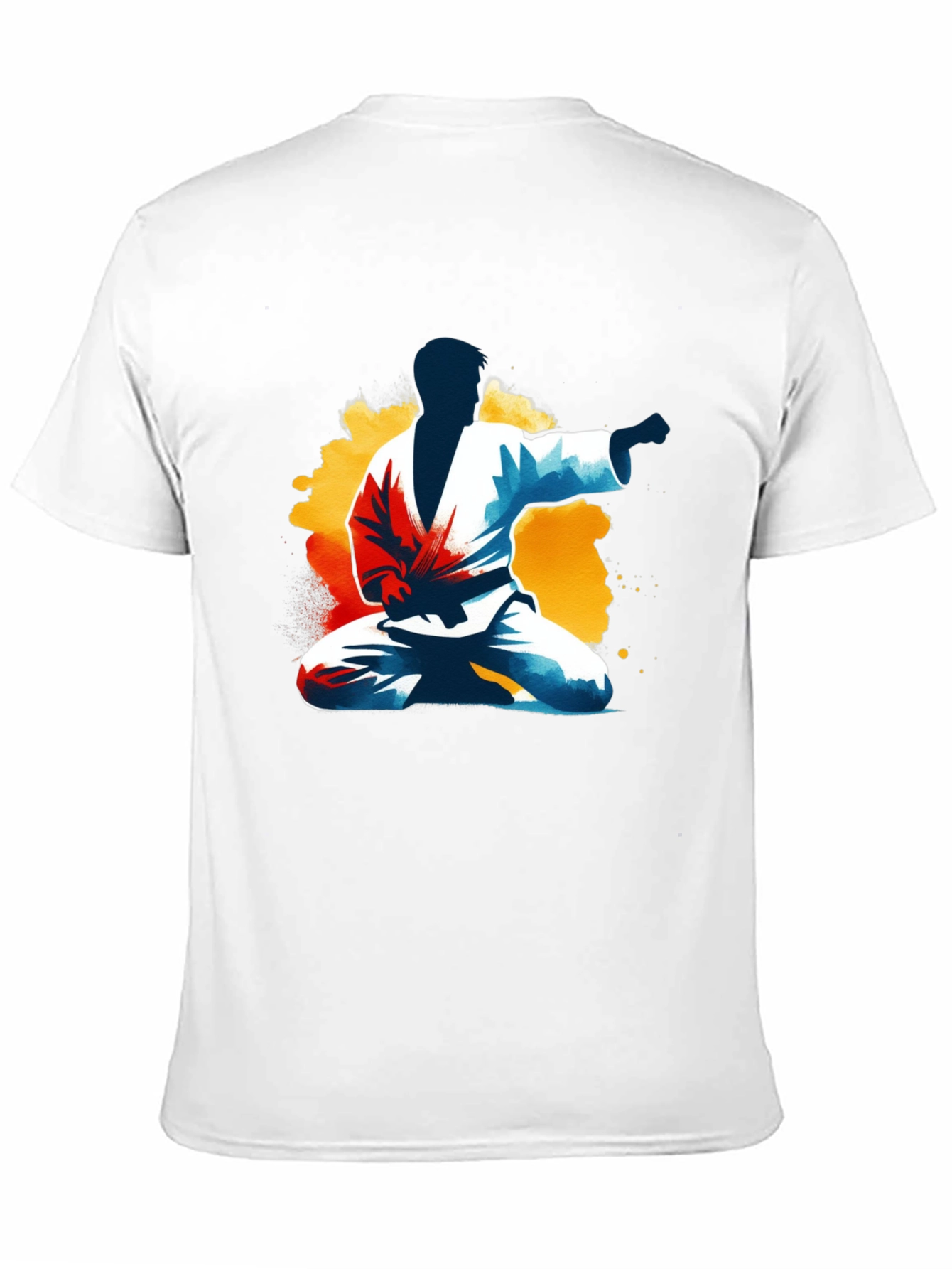 Karate Graphic Print T-Shirt