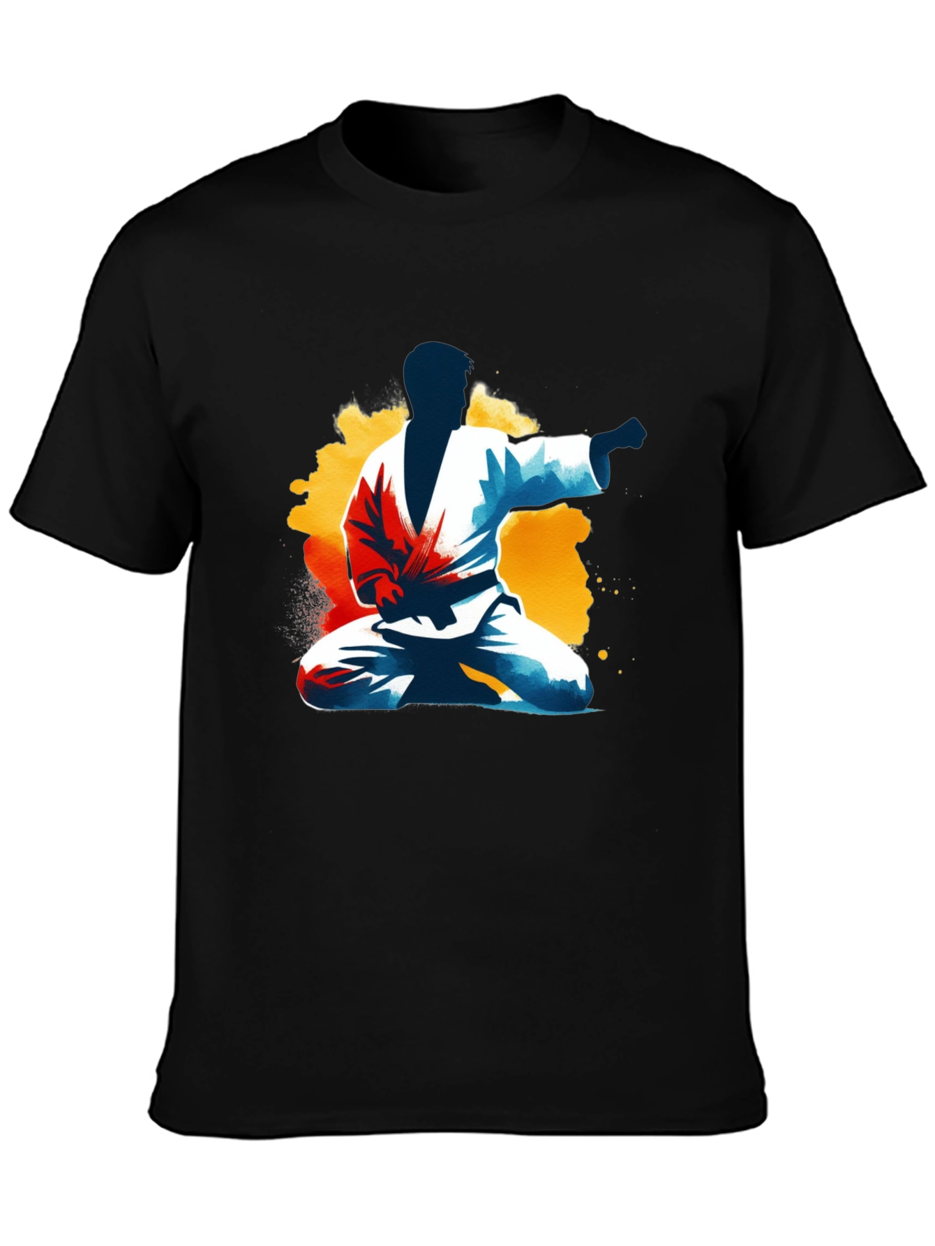 Karate Graphic Print T-Shirt