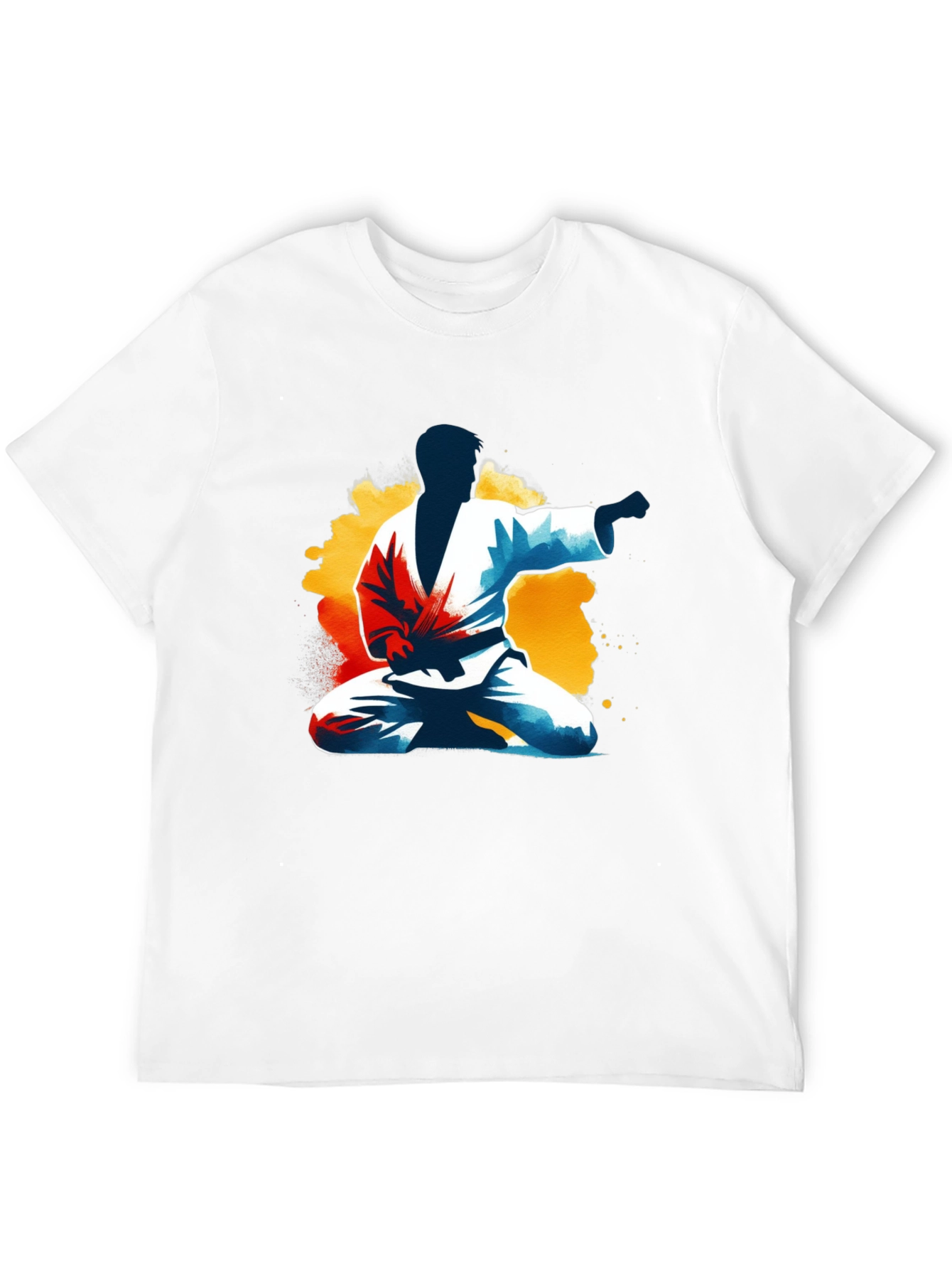 Karate Graphic Print T-Shirt