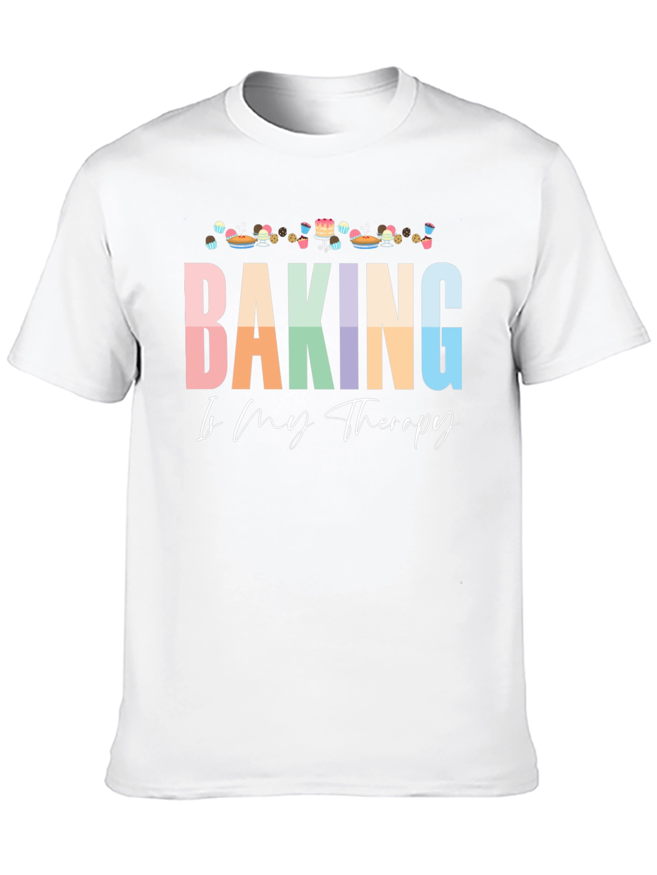 Baking is My Therapy Graphic Tee