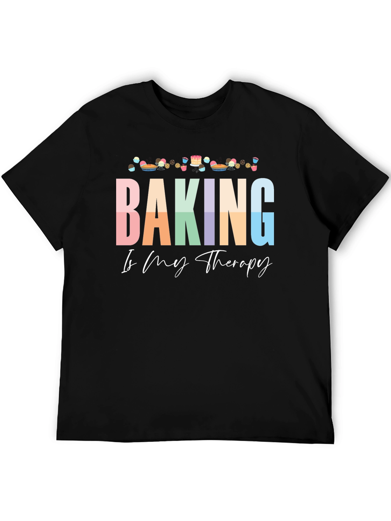 Baking is My Therapy Graphic Tee