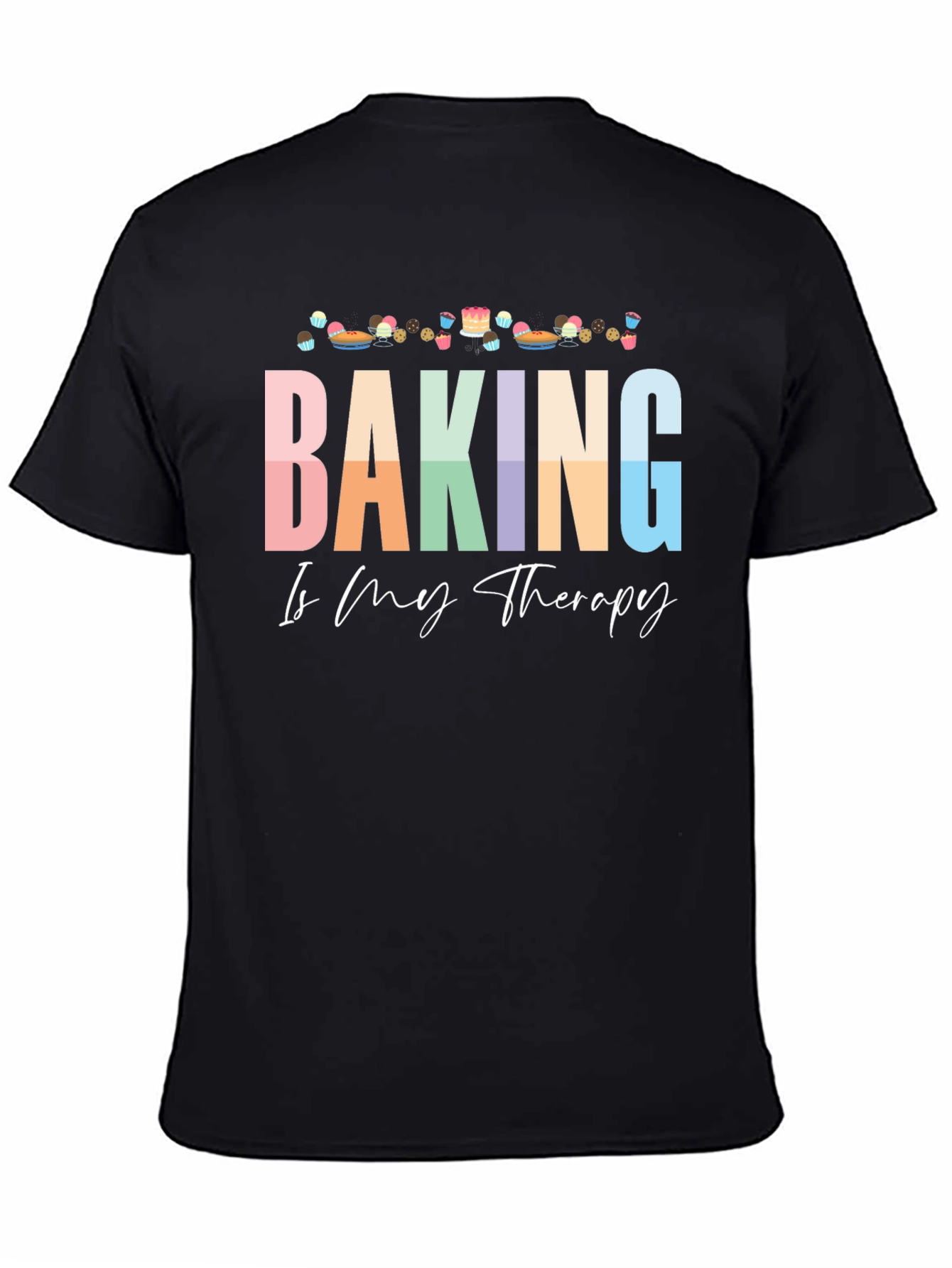 Baking is My Therapy Graphic Tee