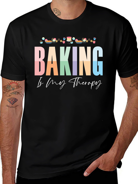 Baking is My Therapy Graphic Tee