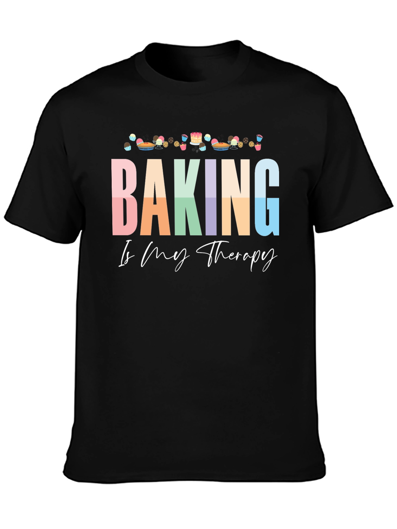 Baking is My Therapy Graphic Tee