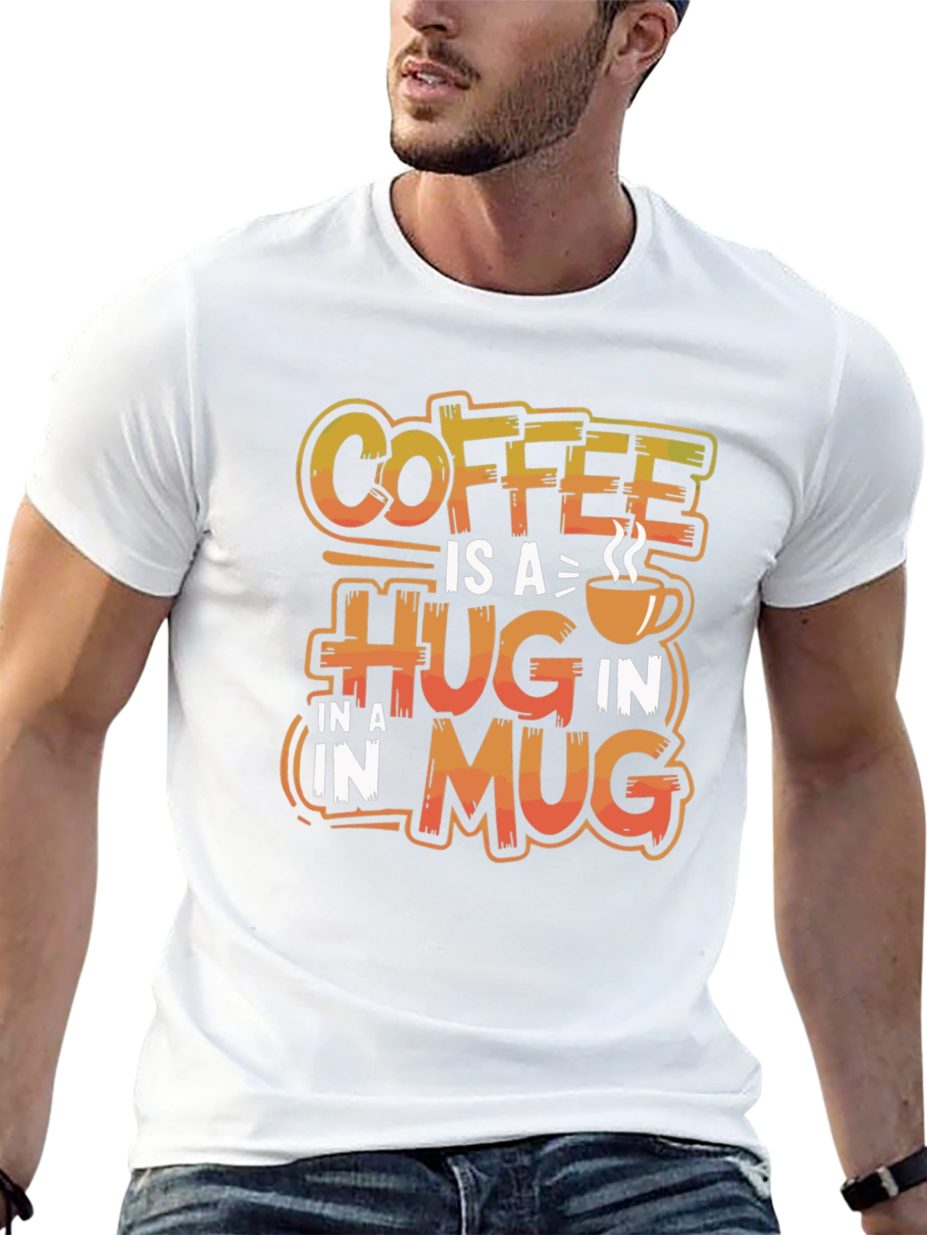 Coffee Is A Hug In A Mug Graphic Tee