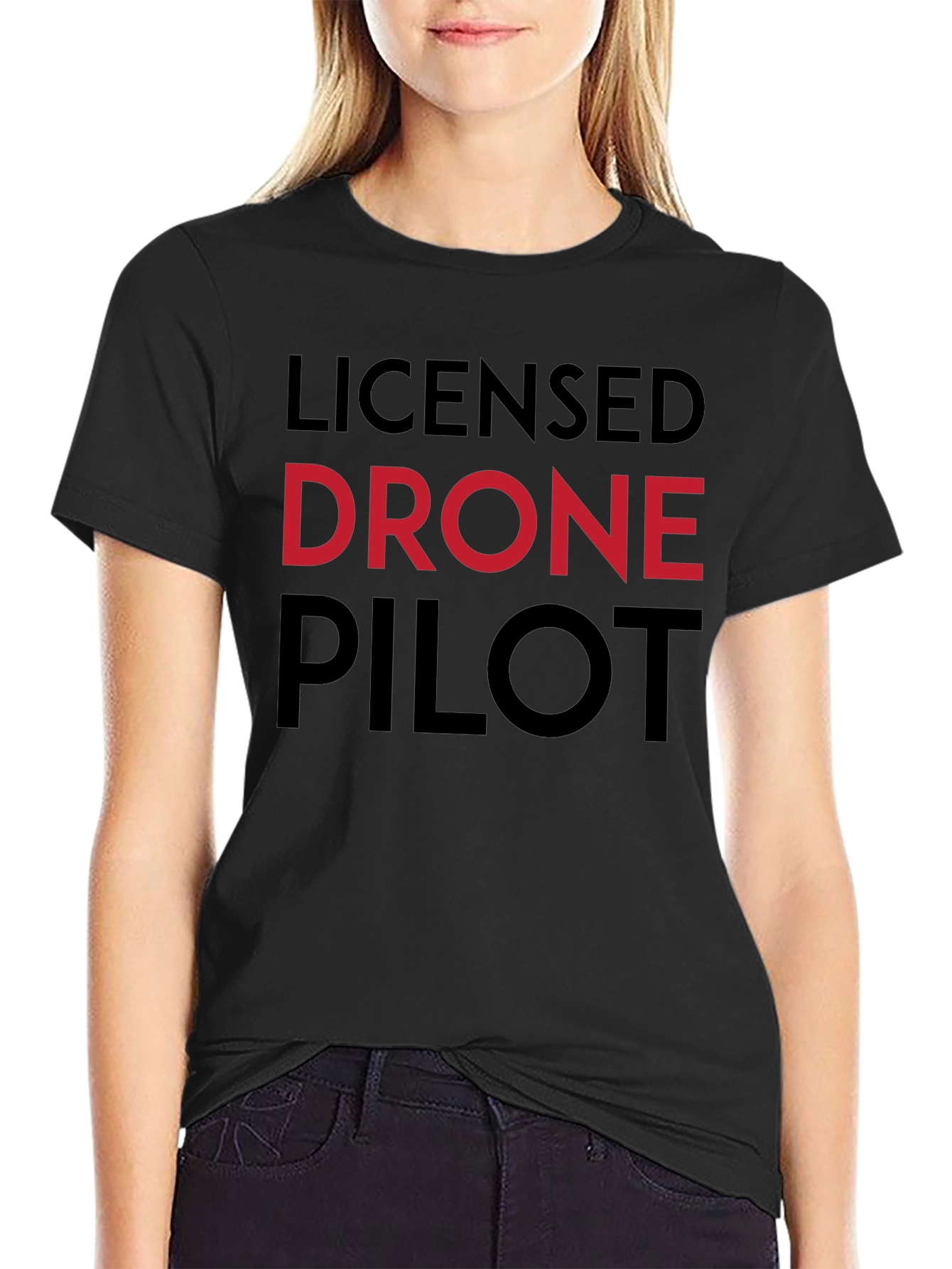 Licensed Drone Pilot Graphic T-Shirt