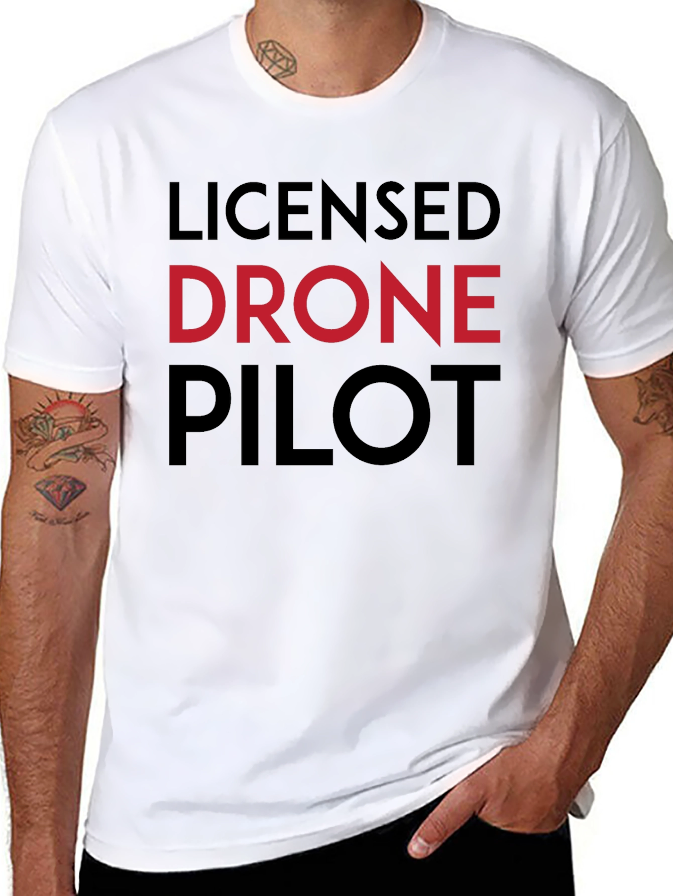 Licensed Drone Pilot Graphic T-Shirt