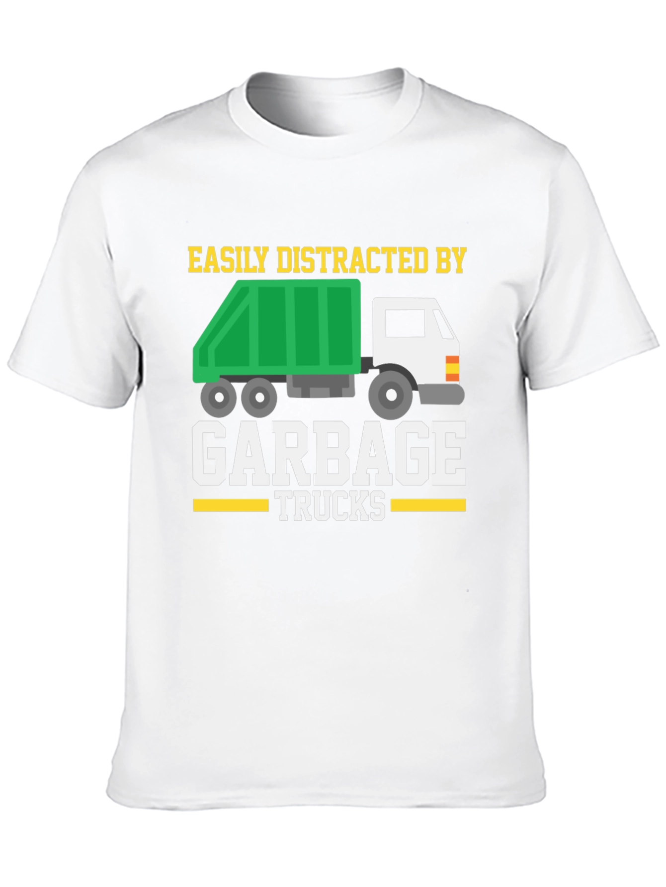 Easily Distracted By Garbage Trucks Graphic Tee