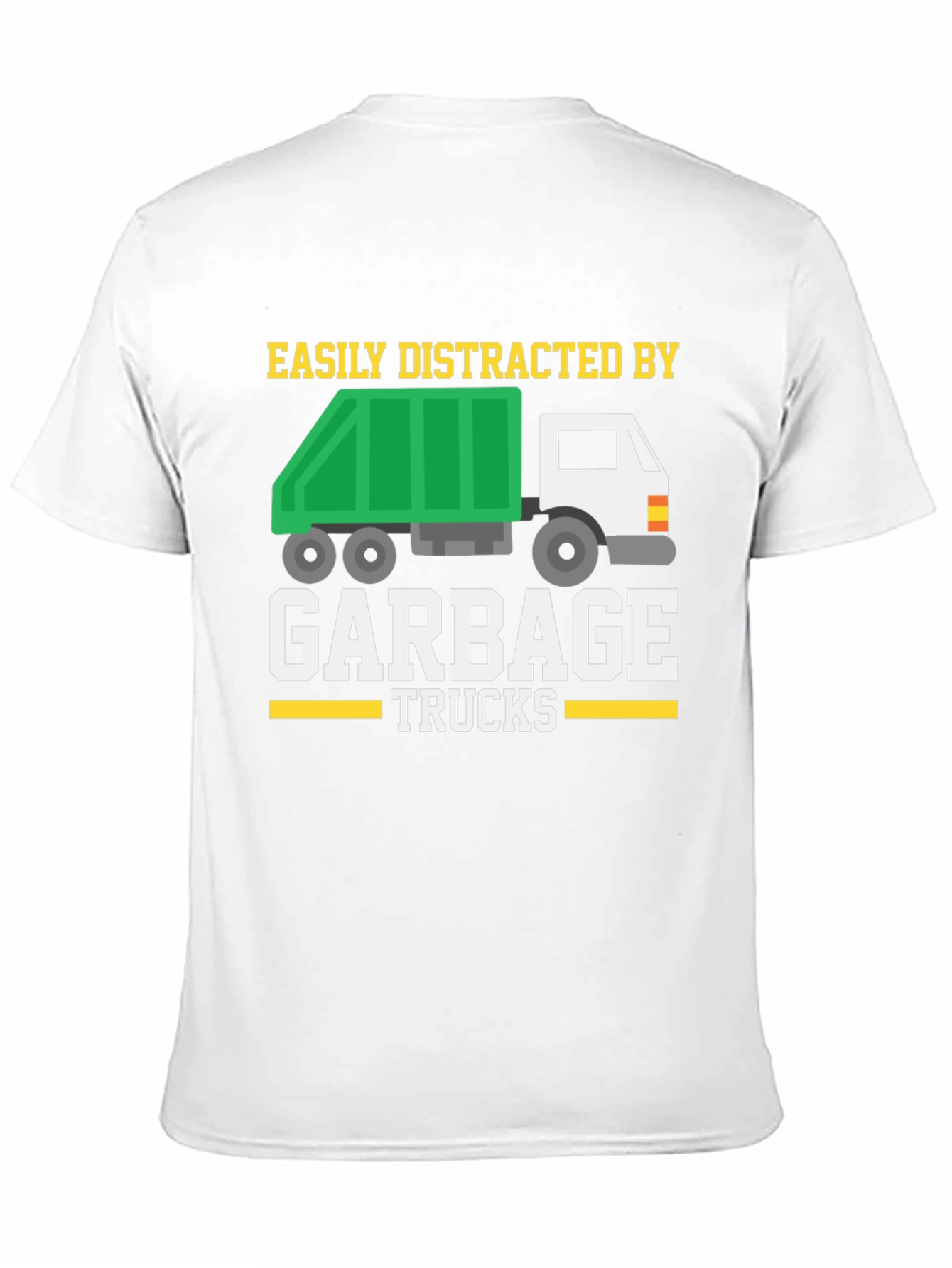 Easily Distracted By Garbage Trucks Graphic Tee