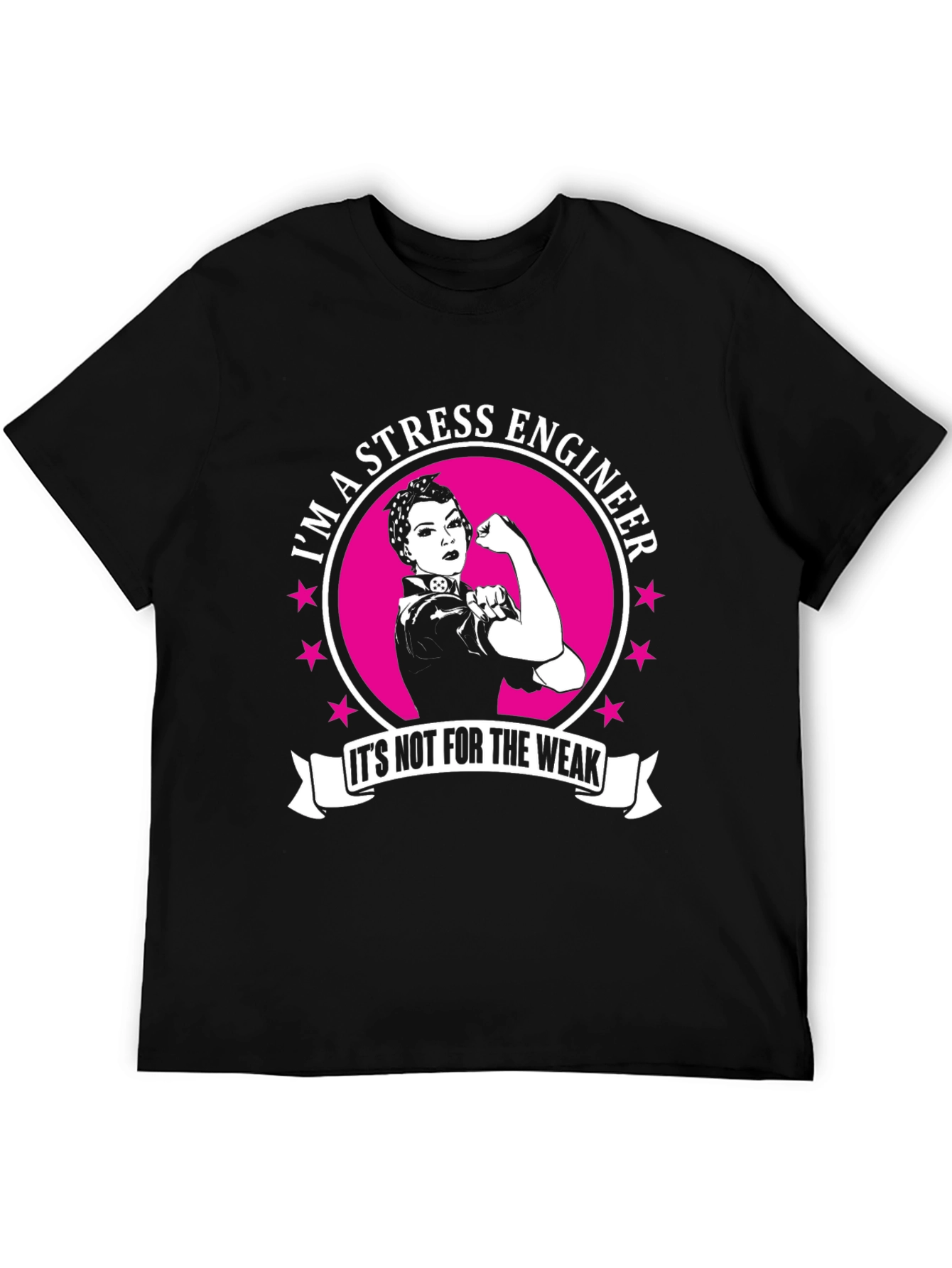 Stress Engineer T-Shirt - Strong Woman Design