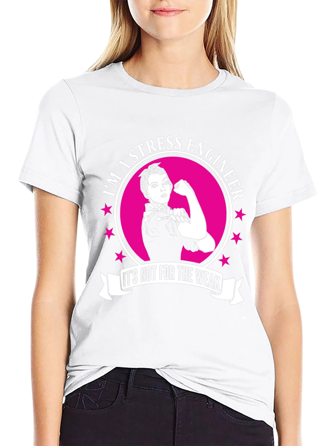 Stress Engineer T-Shirt - Strong Woman Design