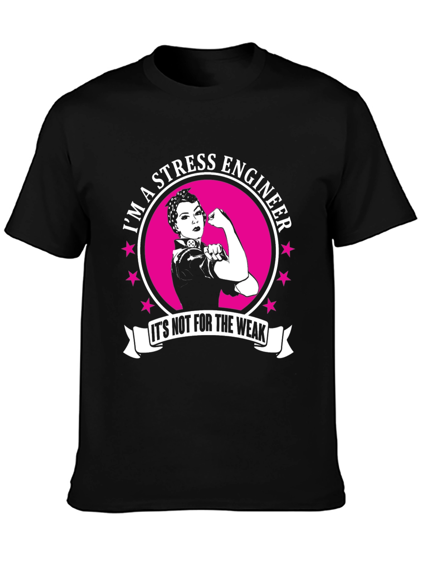 Stress Engineer T-Shirt - Strong Woman Design