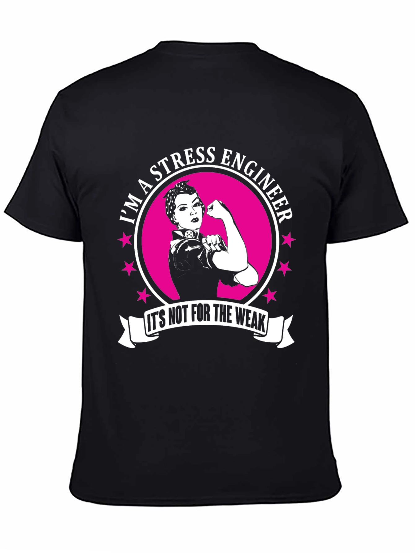Stress Engineer T-Shirt - Strong Woman Design