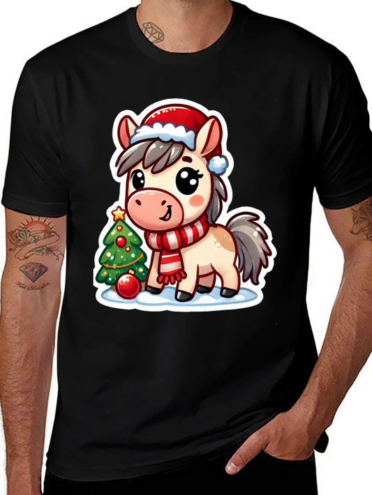 Cute Christmas Horse T-Shirt