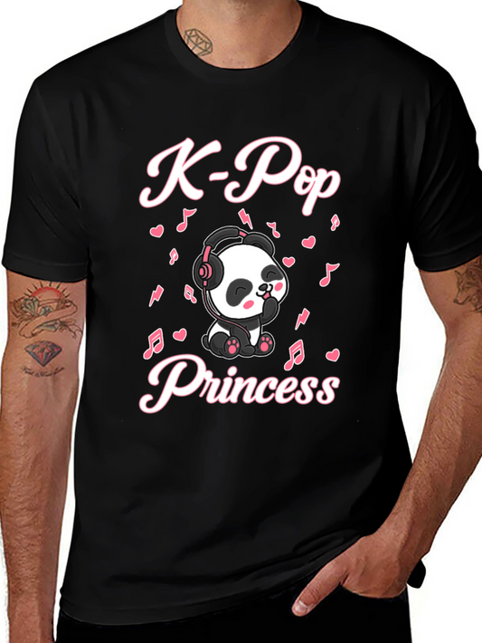 K-Pop Princess Panda T-Shirt