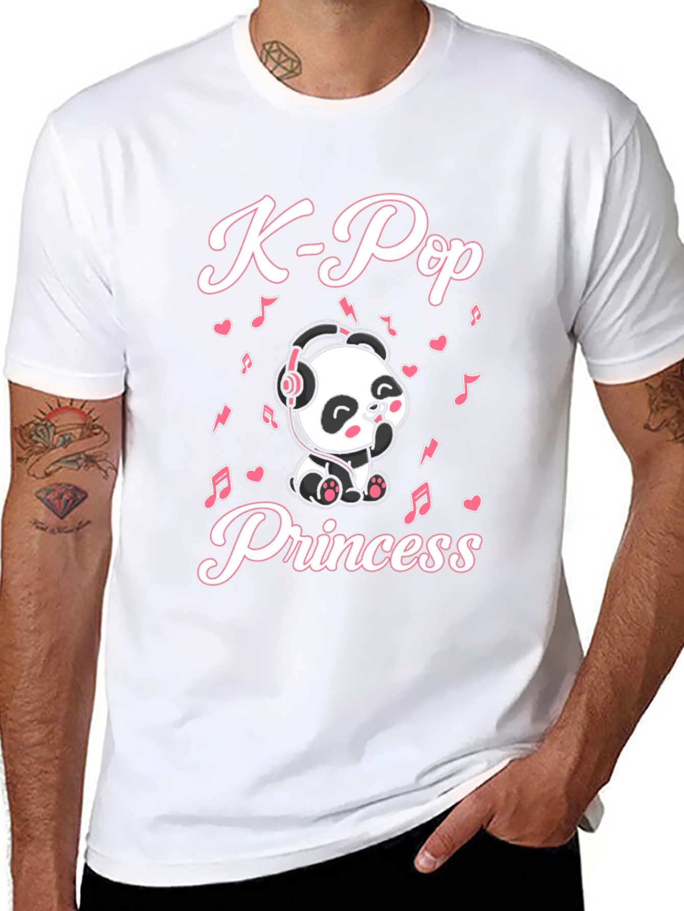 K-Pop Princess Panda T-Shirt