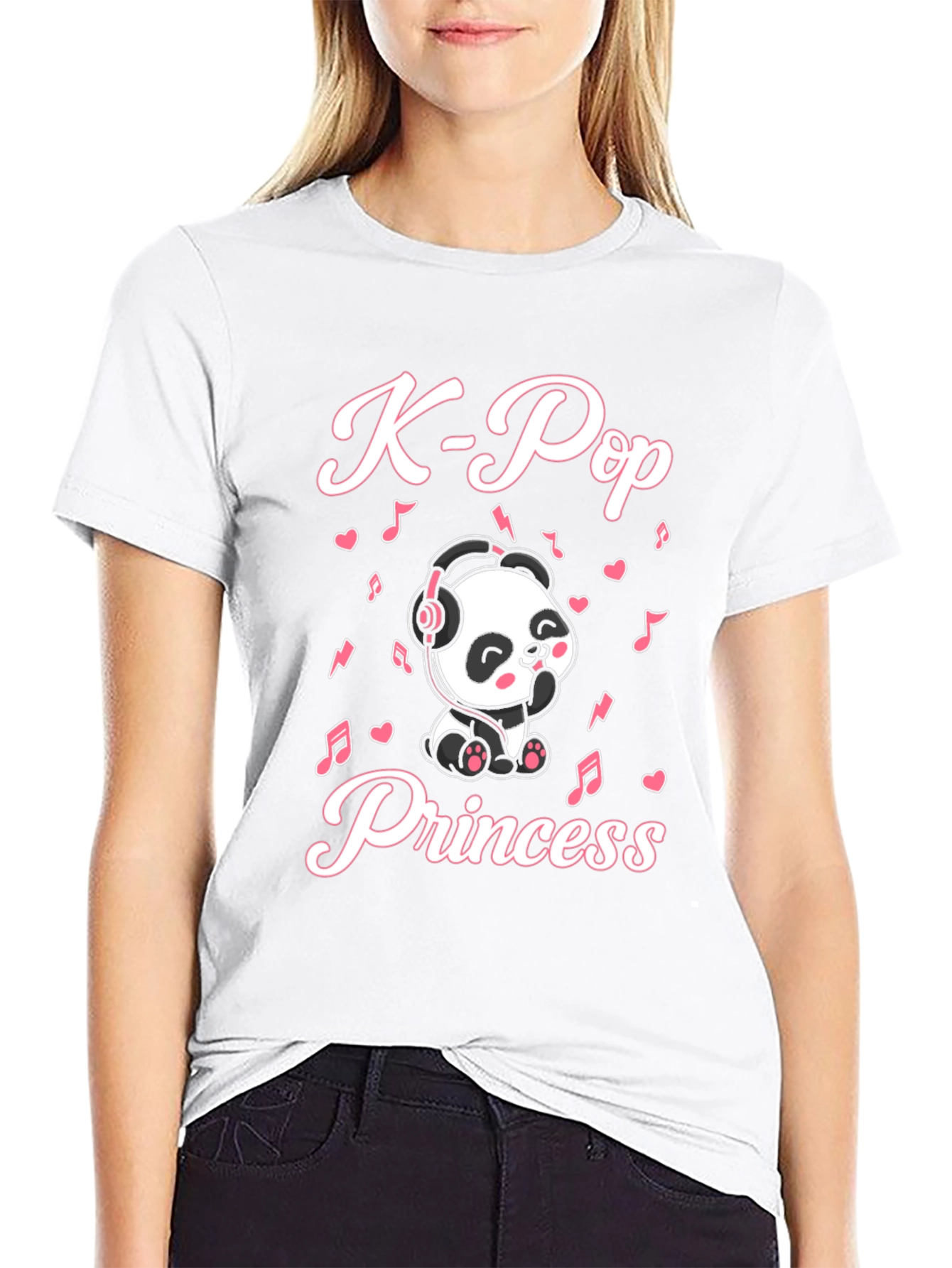 K-Pop Princess Panda T-Shirt