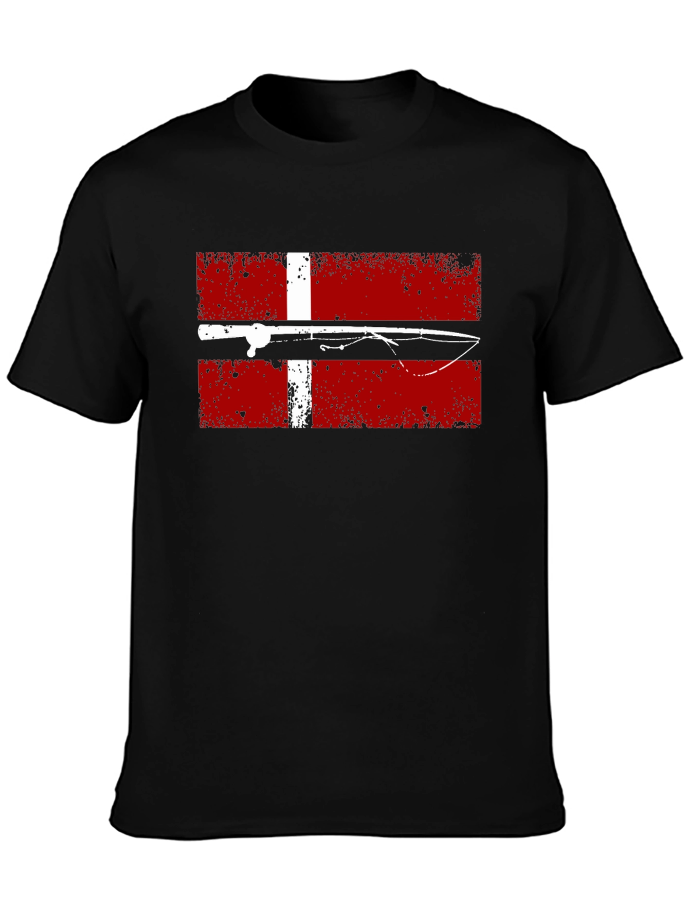 Denmark Fishing Flag T-Shirt