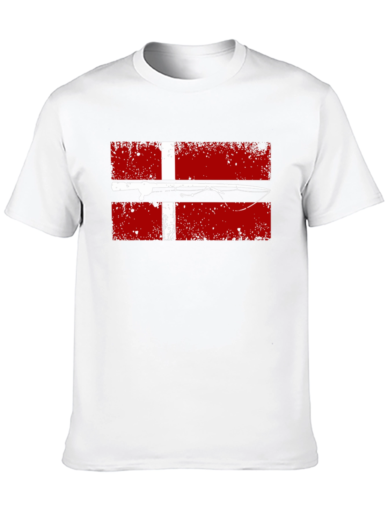 Denmark Fishing Flag T-Shirt