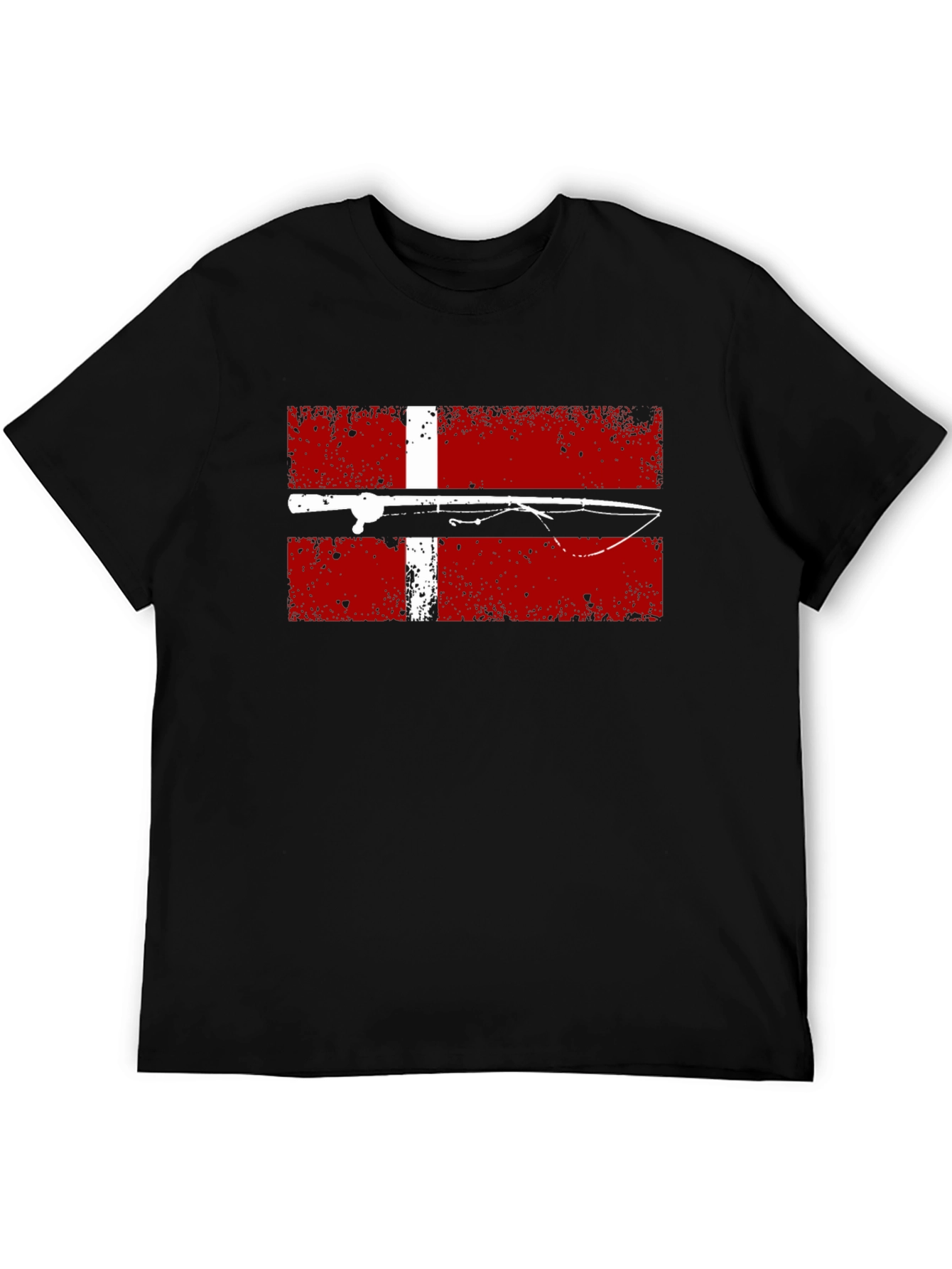 Denmark Fishing Flag T-Shirt
