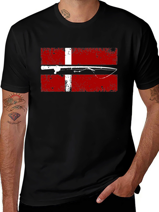 Denmark Fishing Flag T-Shirt