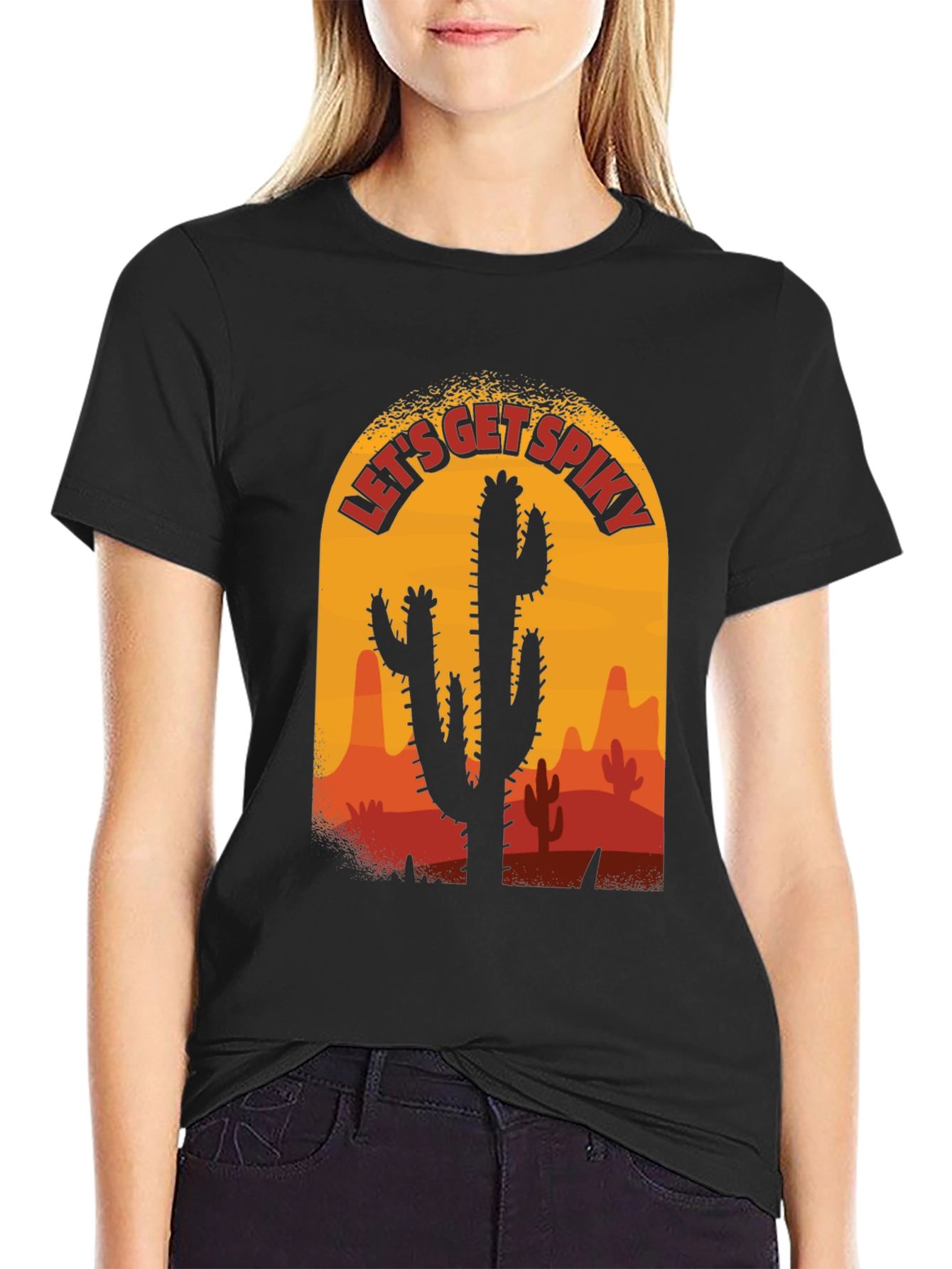 Lets Get Spiky Cactus T-Shirt
