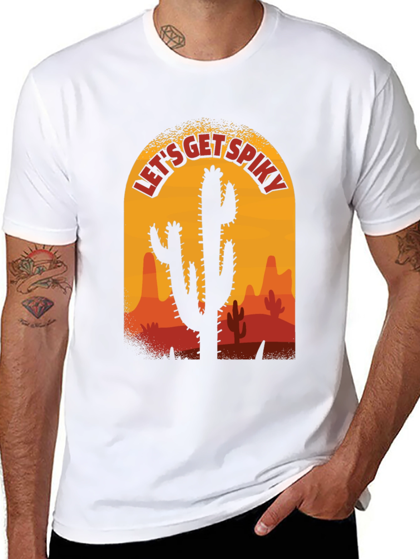 Lets Get Spiky Cactus T-Shirt
