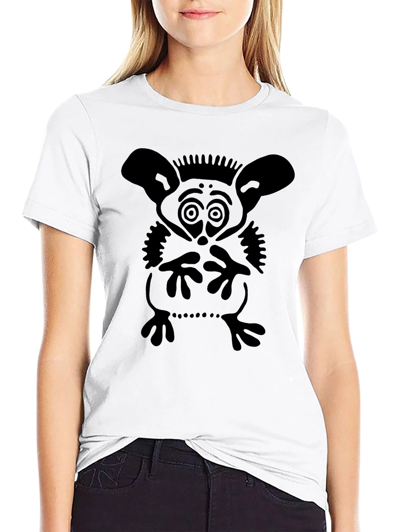 Unique Graphic Tee - Abstract Creature Design