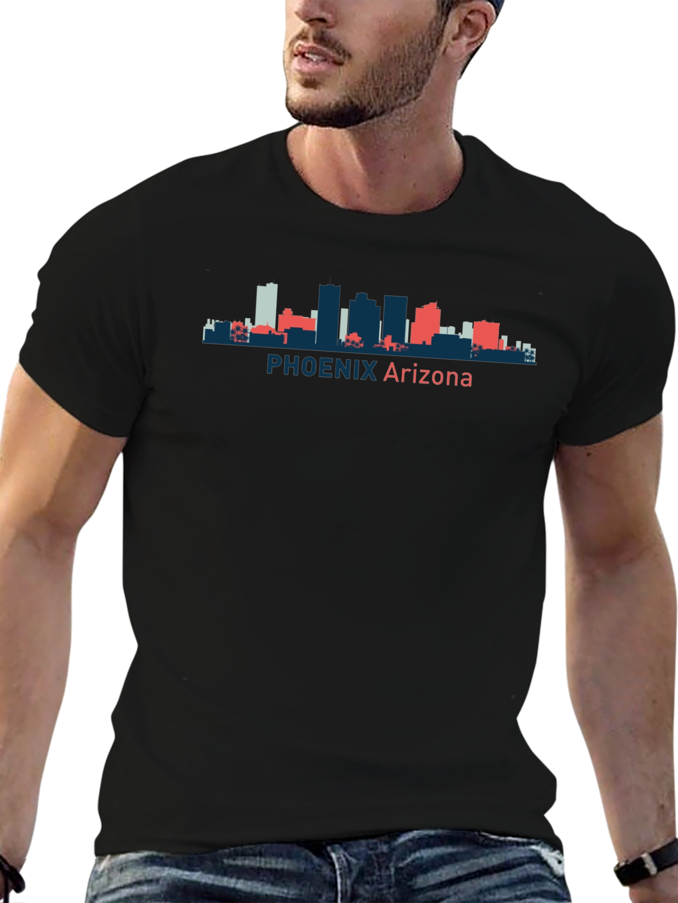 Phoenix Arizona Skyline Graphic T-Shirt