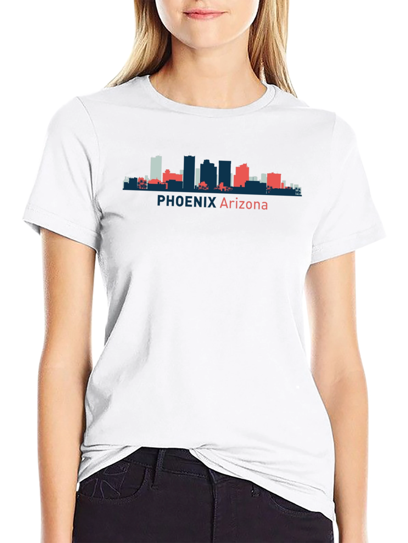 Phoenix Arizona Skyline Graphic T-Shirt