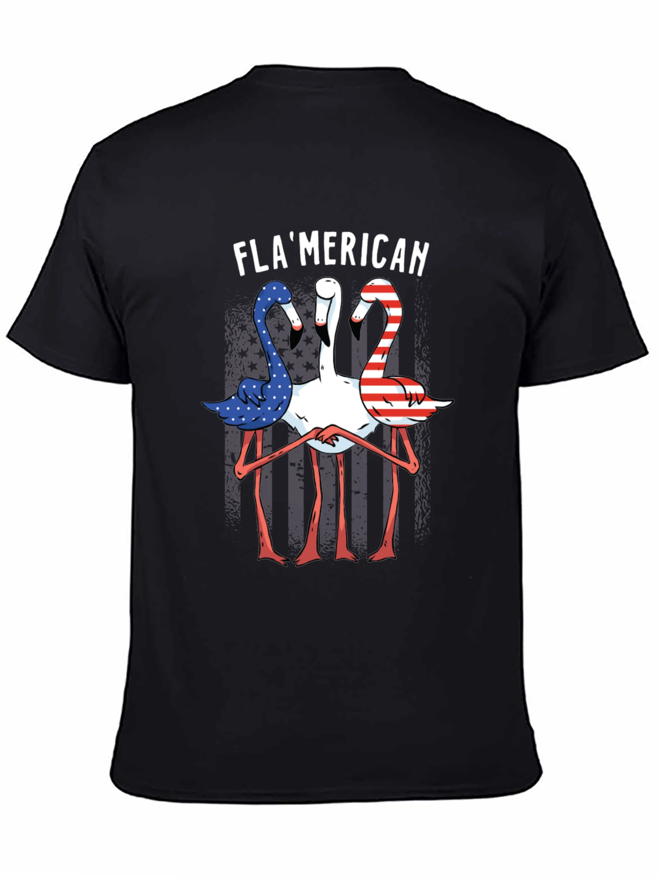 Flamerican Flamingo Graphic Tee