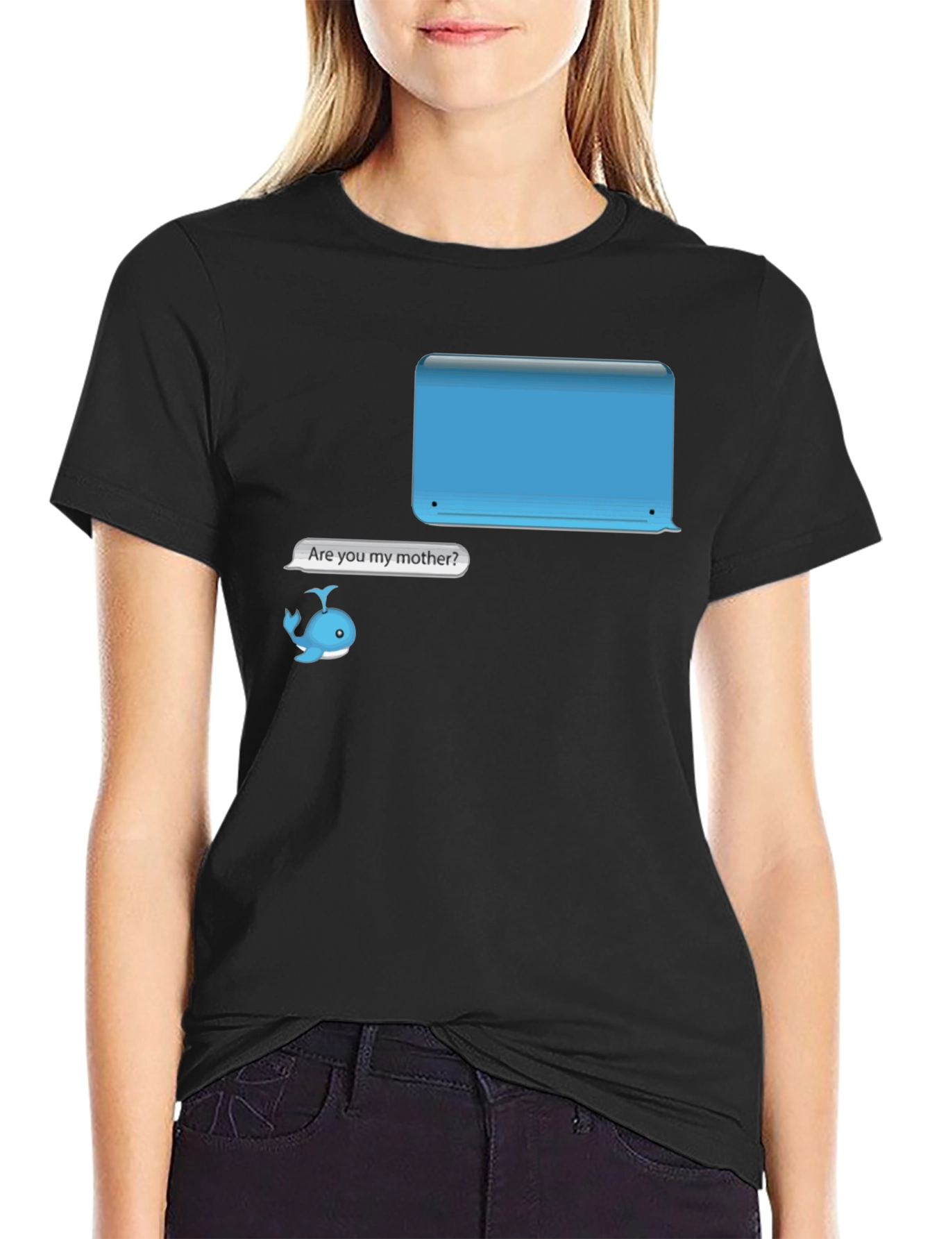 Humorous Are You My Mother? Whale T-Shirt