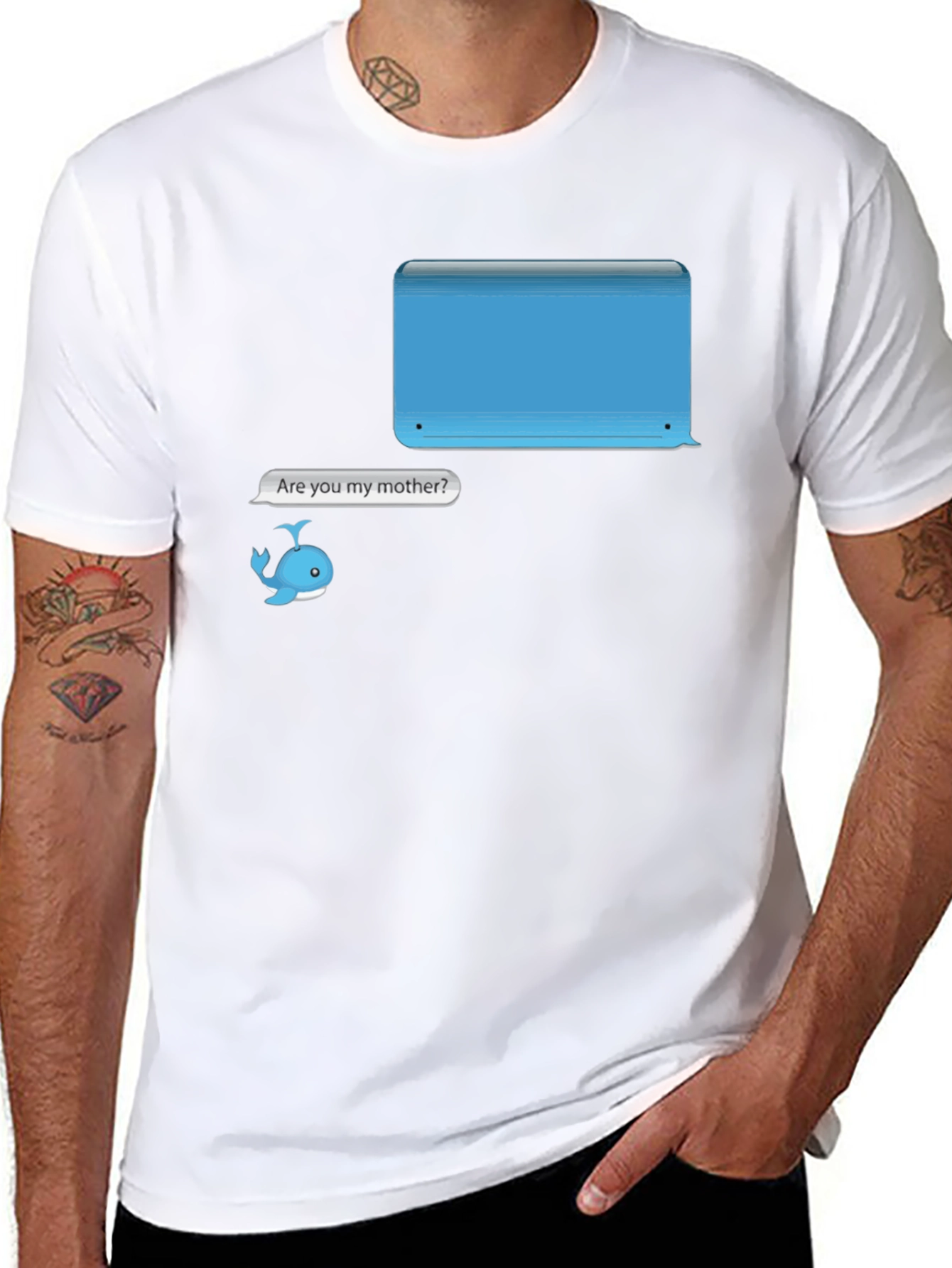 Humorous Are You My Mother? Whale T-Shirt