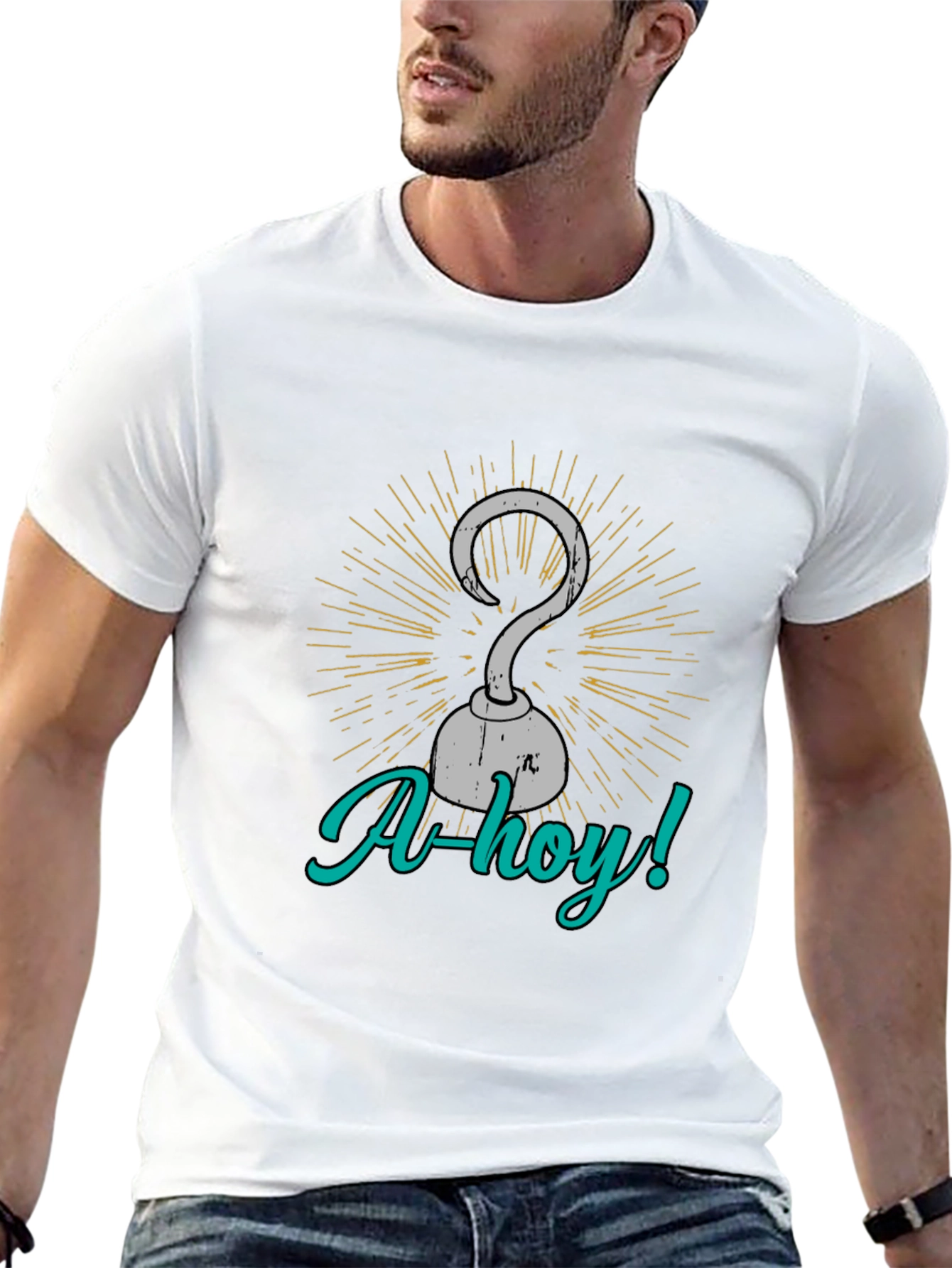 Pirate Hook Graphic Tee - Ahoy! T-Shirt