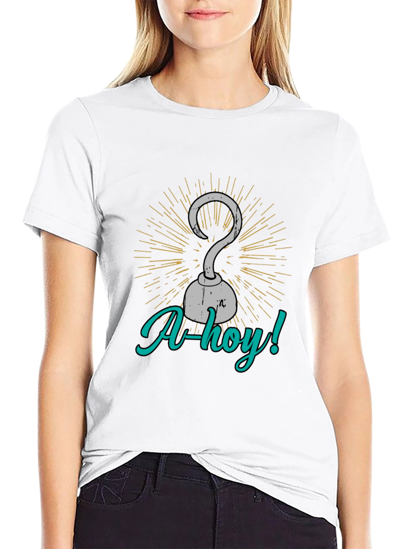 Pirate Hook Graphic Tee - Ahoy! T-Shirt