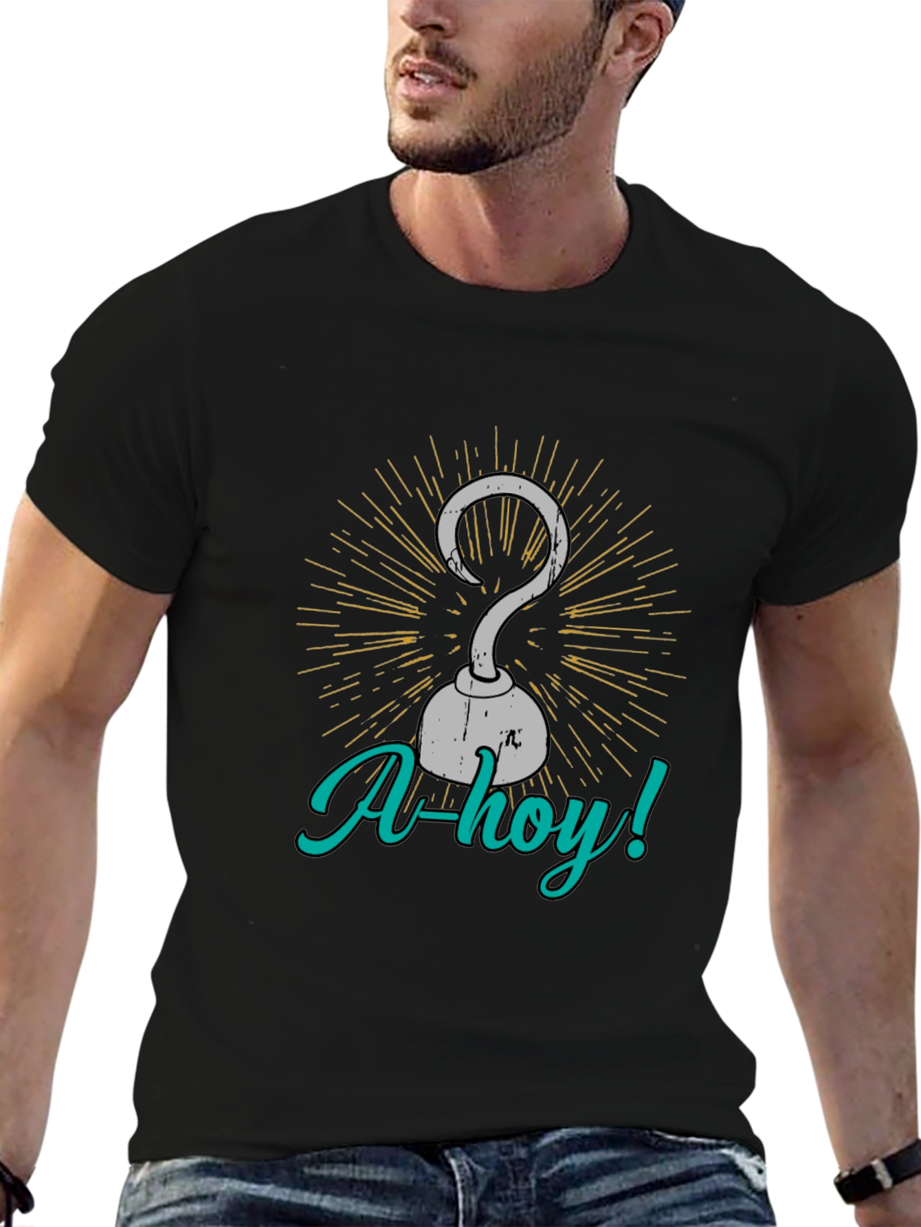 Pirate Hook Graphic Tee - Ahoy! T-Shirt